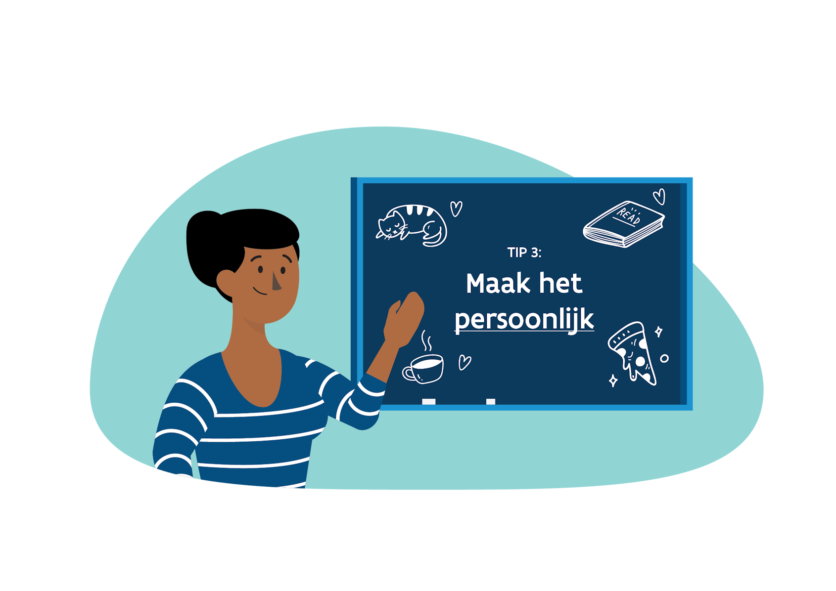Illustratie voor maak het persoonlijk