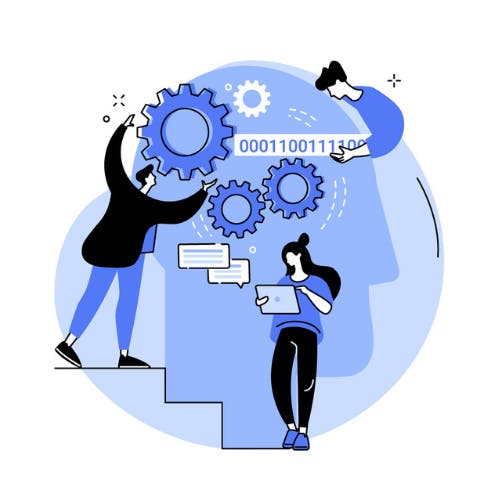 Drie personen bekijken radarwerk en cijfers