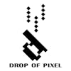 logo drop of pixel
