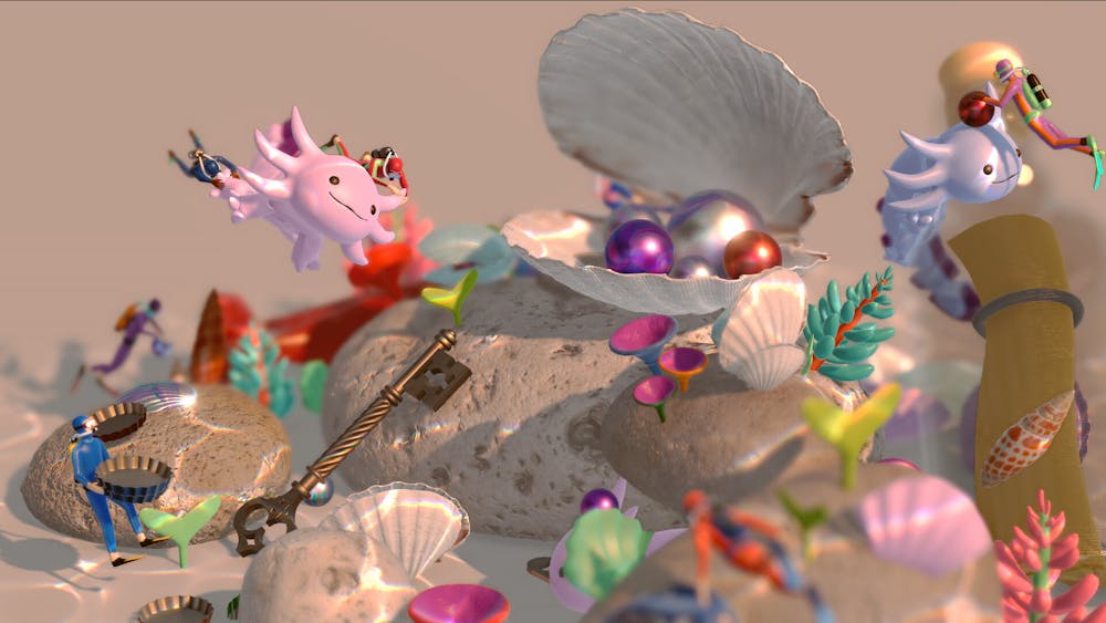 Videojoc Tiny Lands 2: escena en miniatura fotorealista amb diorames 3D per trobar diferències.