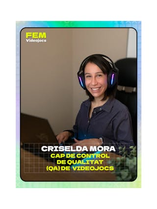Criselda Mora Cap de control de qualitat de videojocs