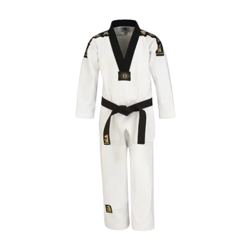 Matsuru Taekwondo pak 0124 - V-Hals Zwart