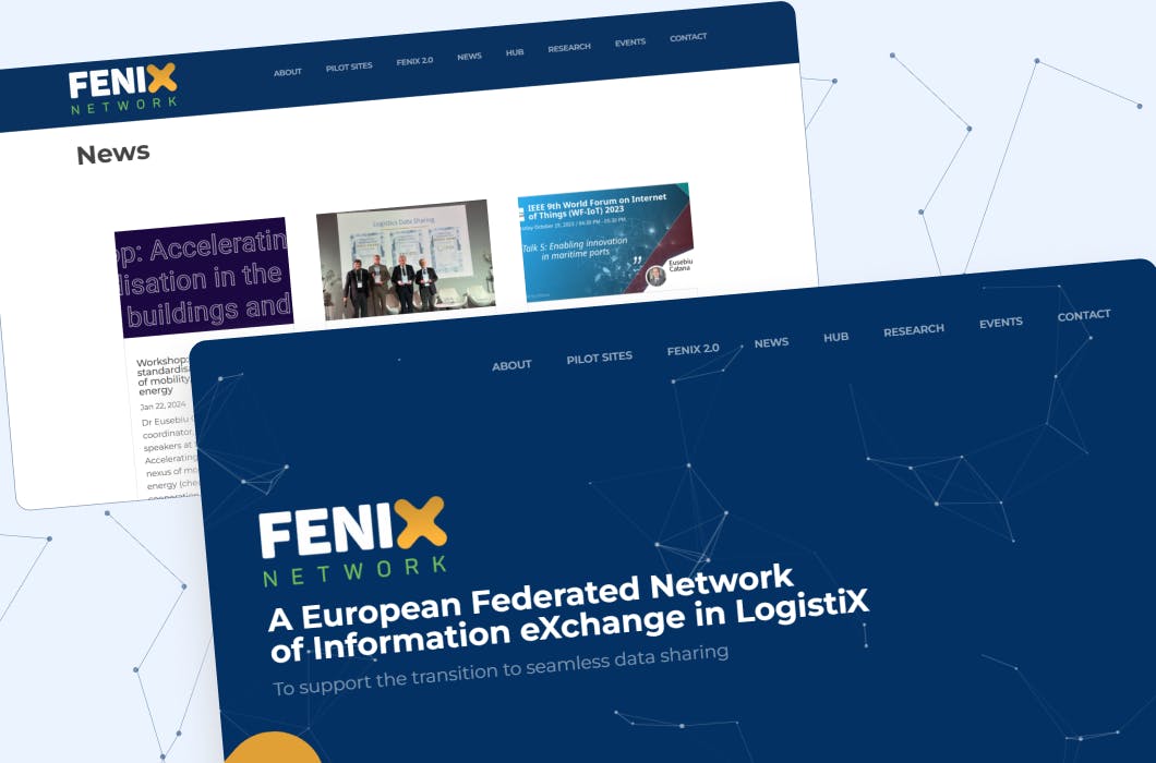 In the picture - screen of Fenix Network