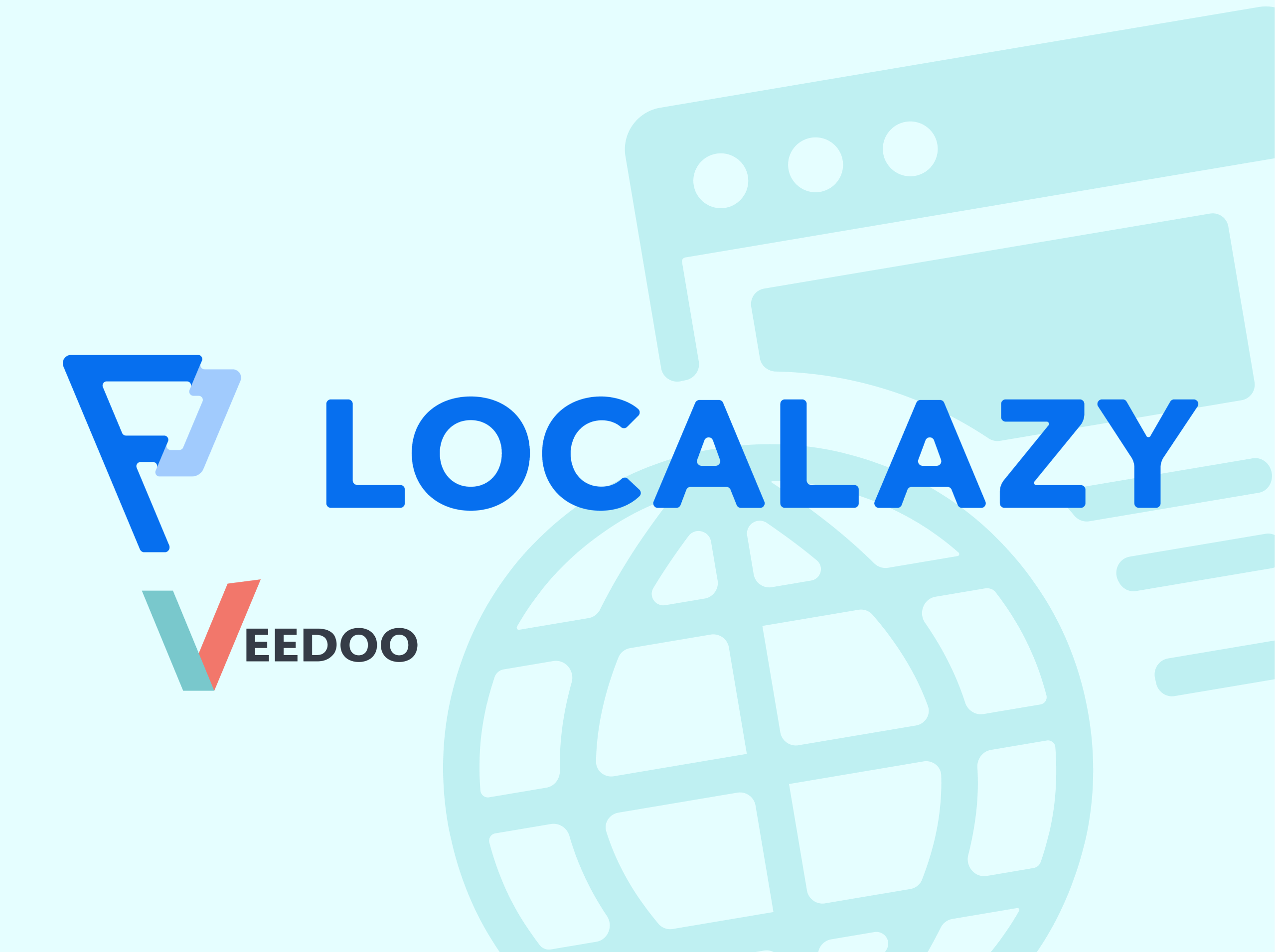 In the picture - Localazy and Veedoo logo