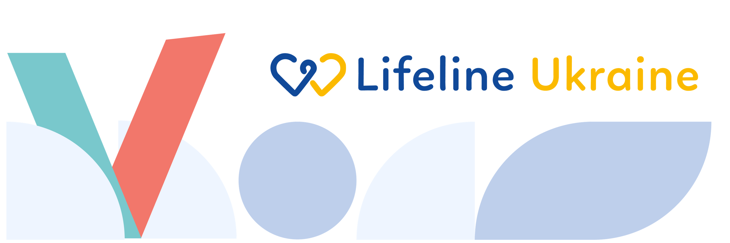 In the picture - Veedoo and LifeLine Ukraine's logos