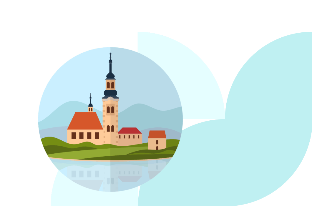 In the picture - icons of Slovenia and Veedoo's abstraction