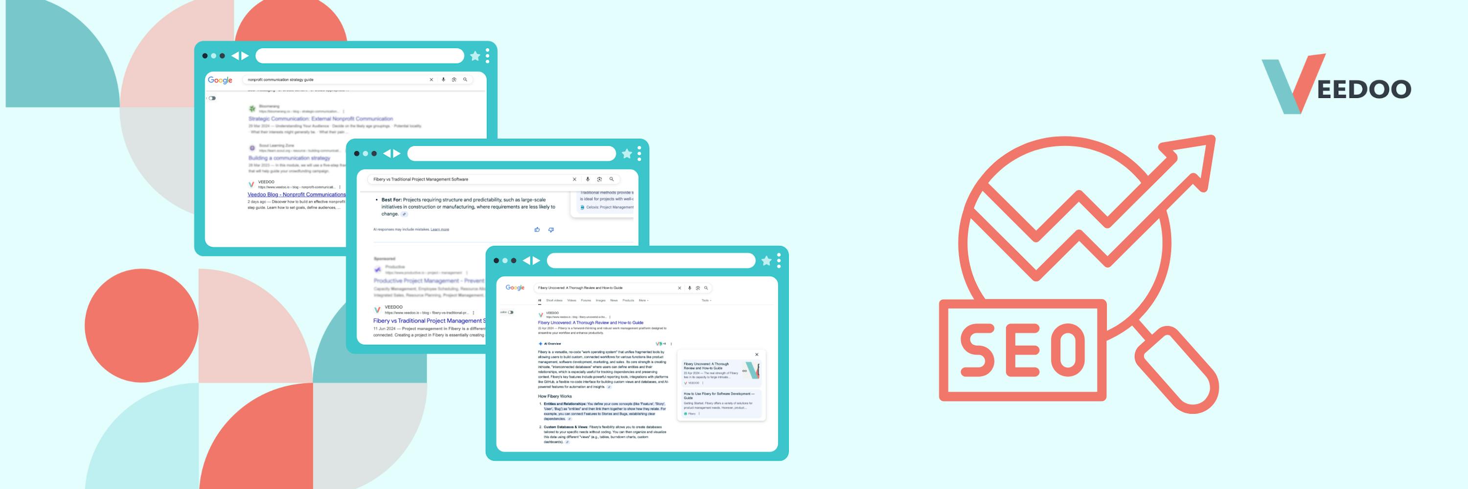 In the picture - AI overview results with Veedoo site