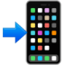 a message arrives on the mobile phone