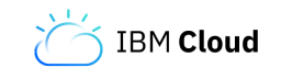 In the picture - Logo IBM Cloud