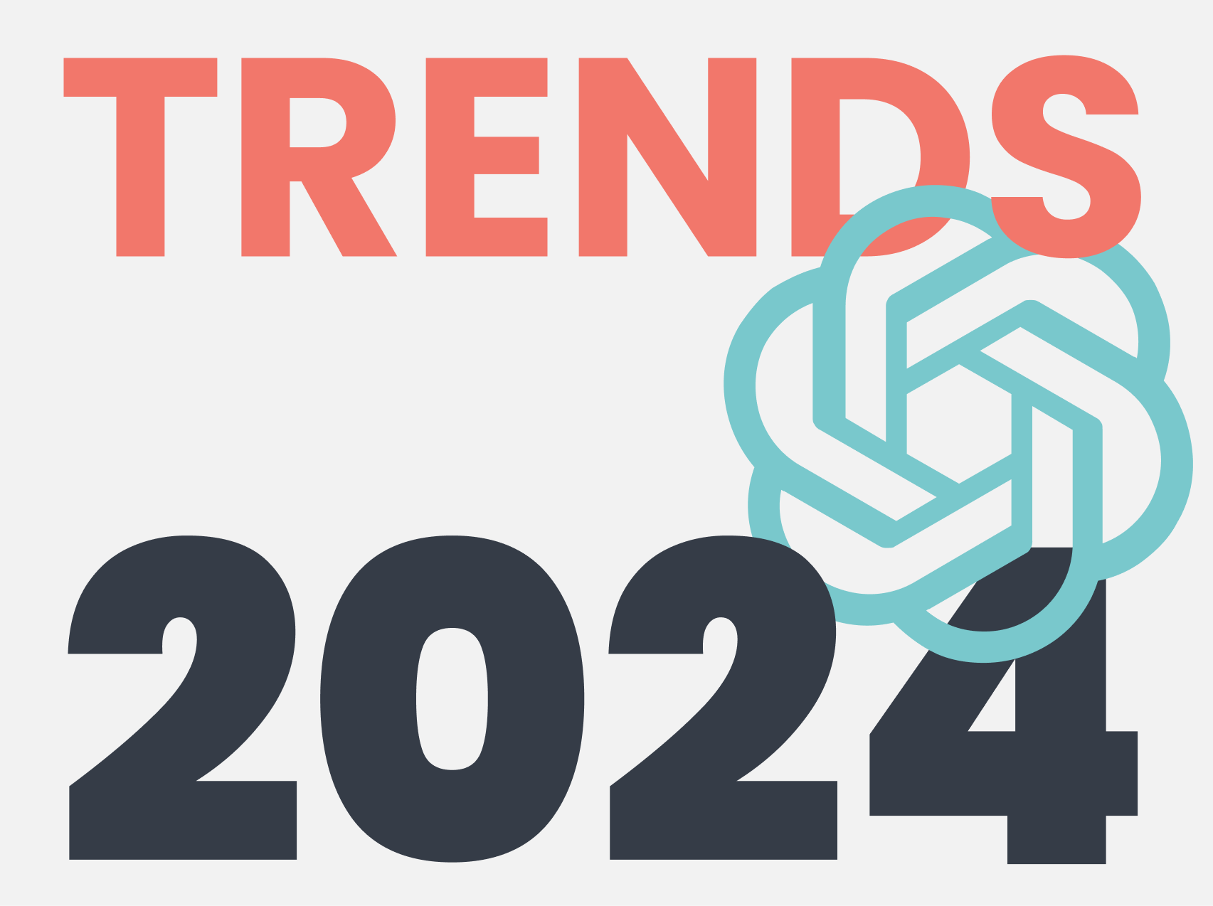 At the picture - Trends 2024, Logo of Open.AI