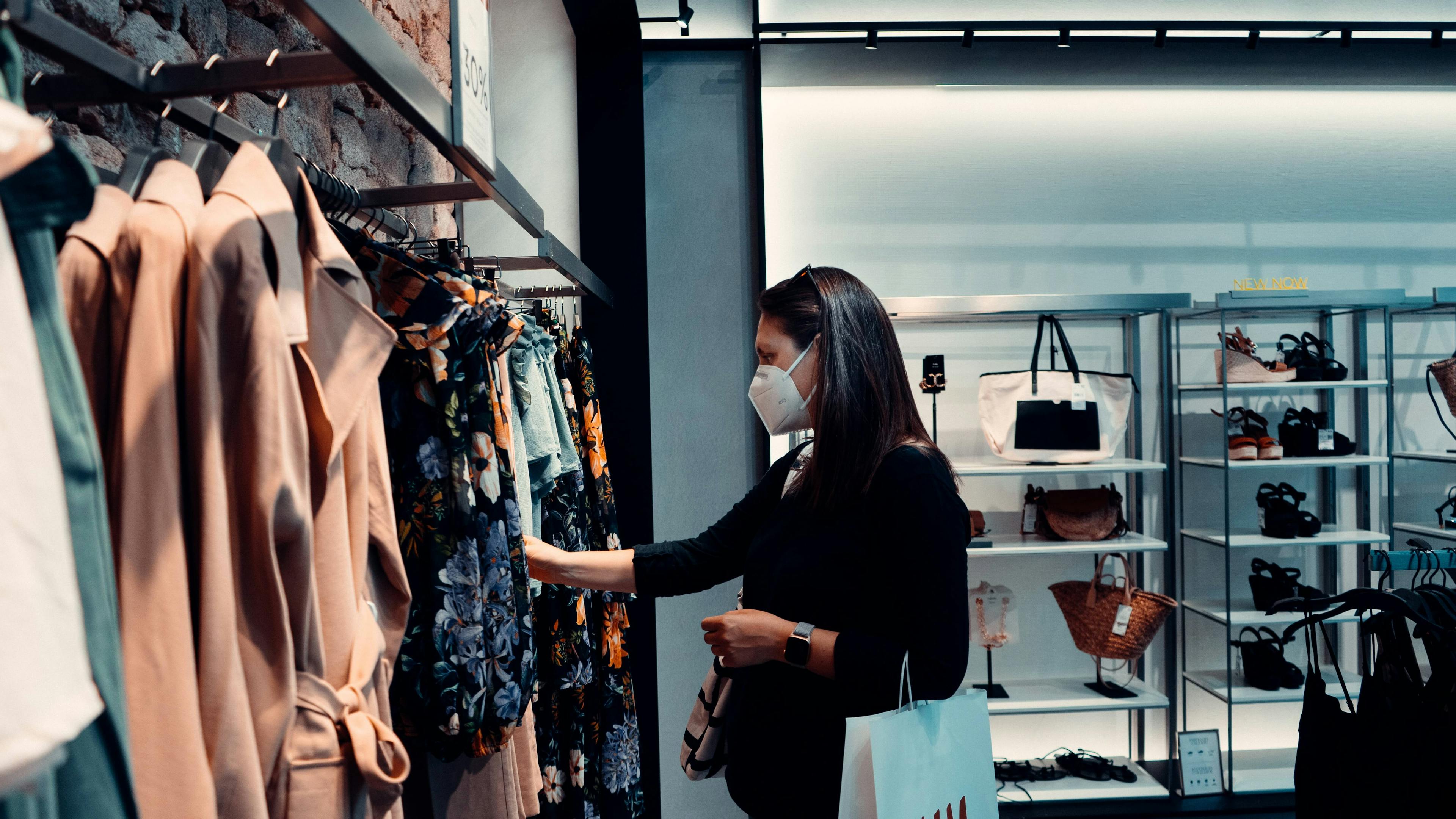 image of a woman shopping