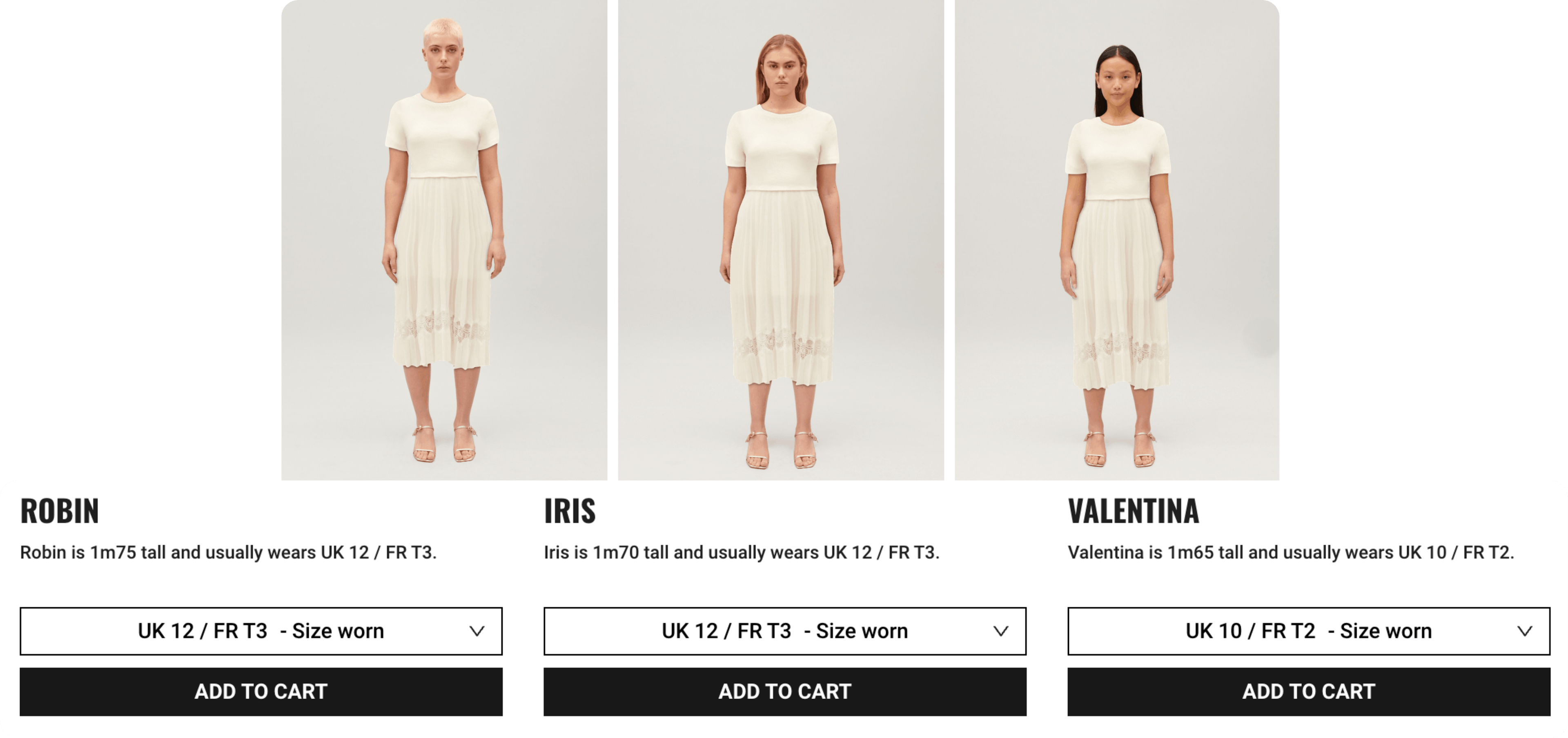 Models' infos