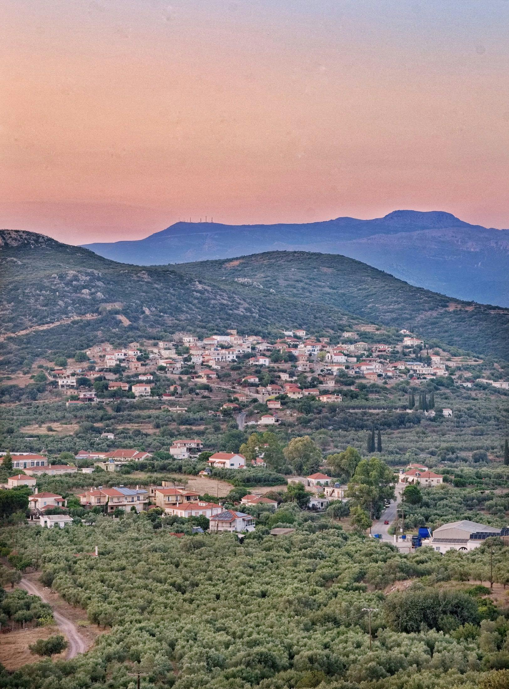 Landscape shot of Greece