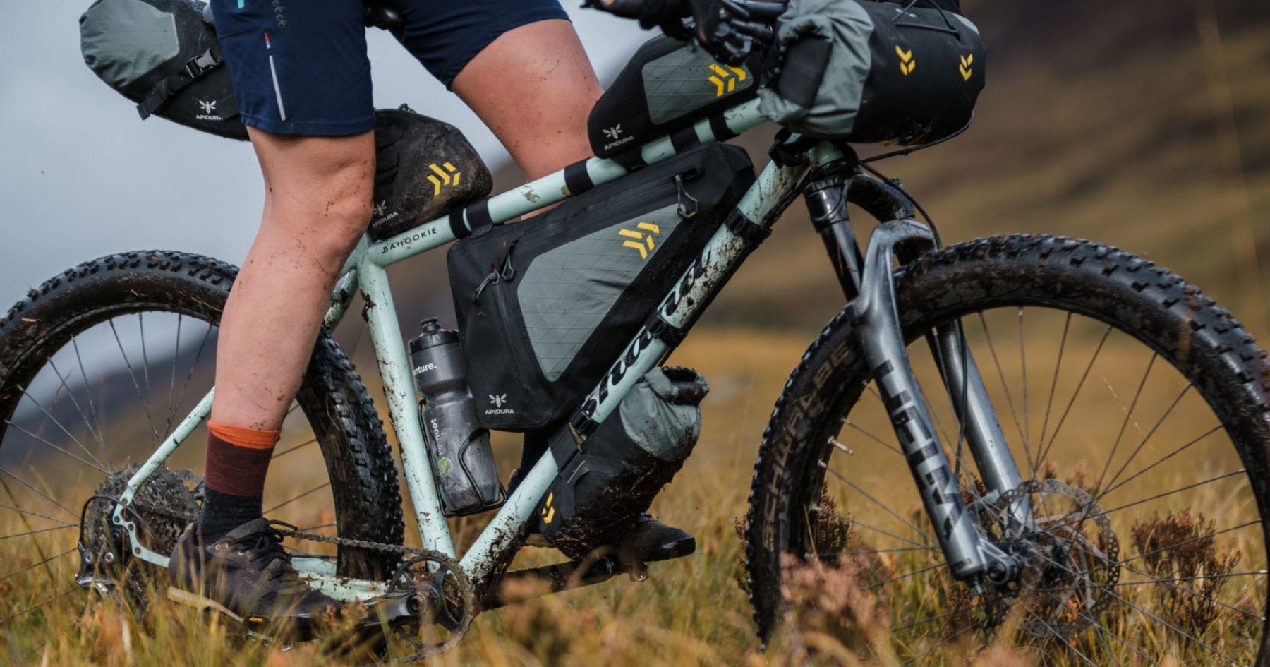 Apidura Bikepacking mountain bike