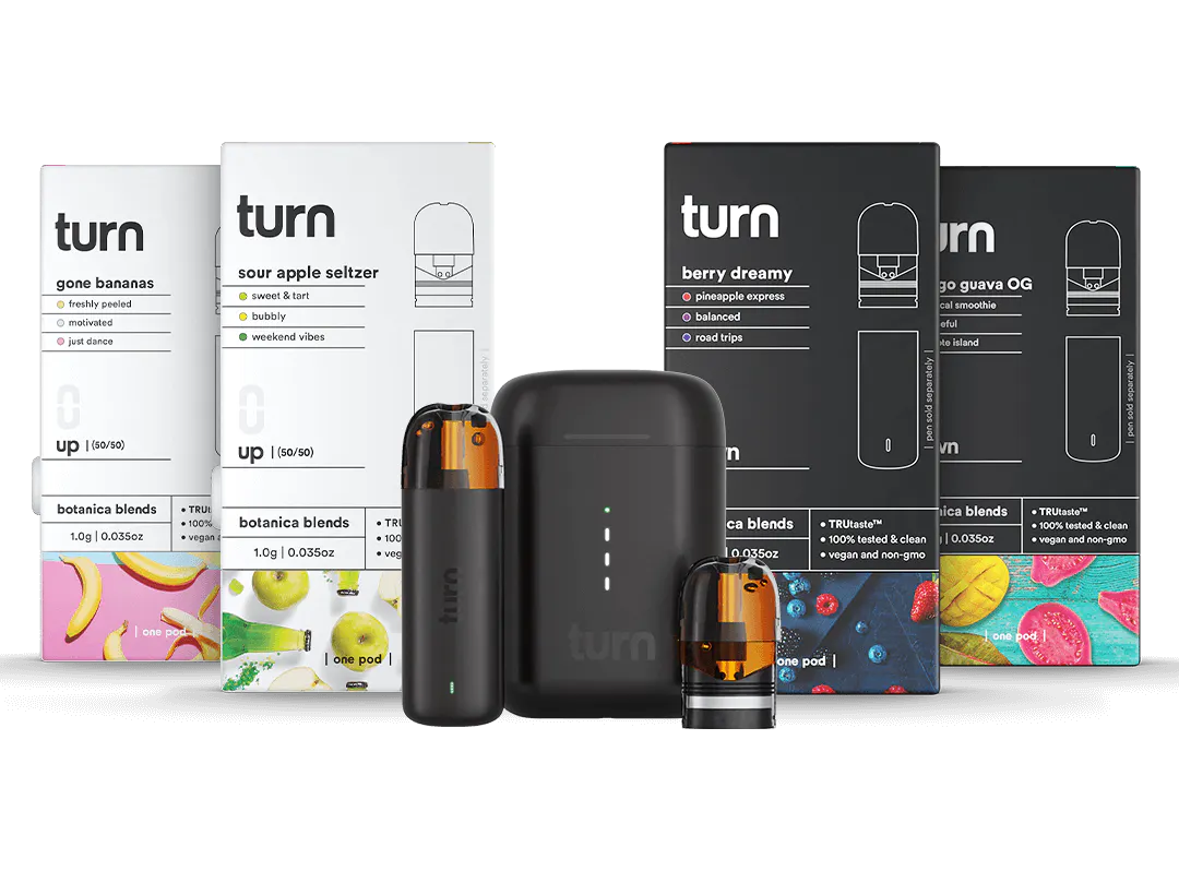 Turn Weed Disposables & THC Pods at Velvet Cannabis Dispensaries Turn Weed Disposables & THC Pods at Velvet Cannabis Dispensaries