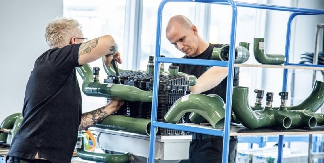 Ballard and Venair collaboration- Fuel cell hoses