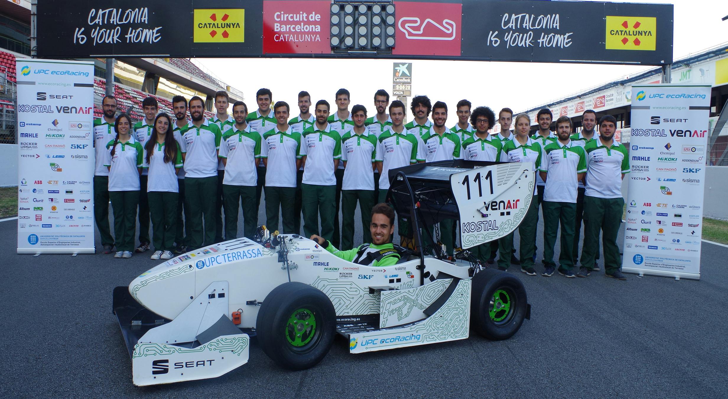 Venair suport UpcEcoracing Team to compete in Formula Student