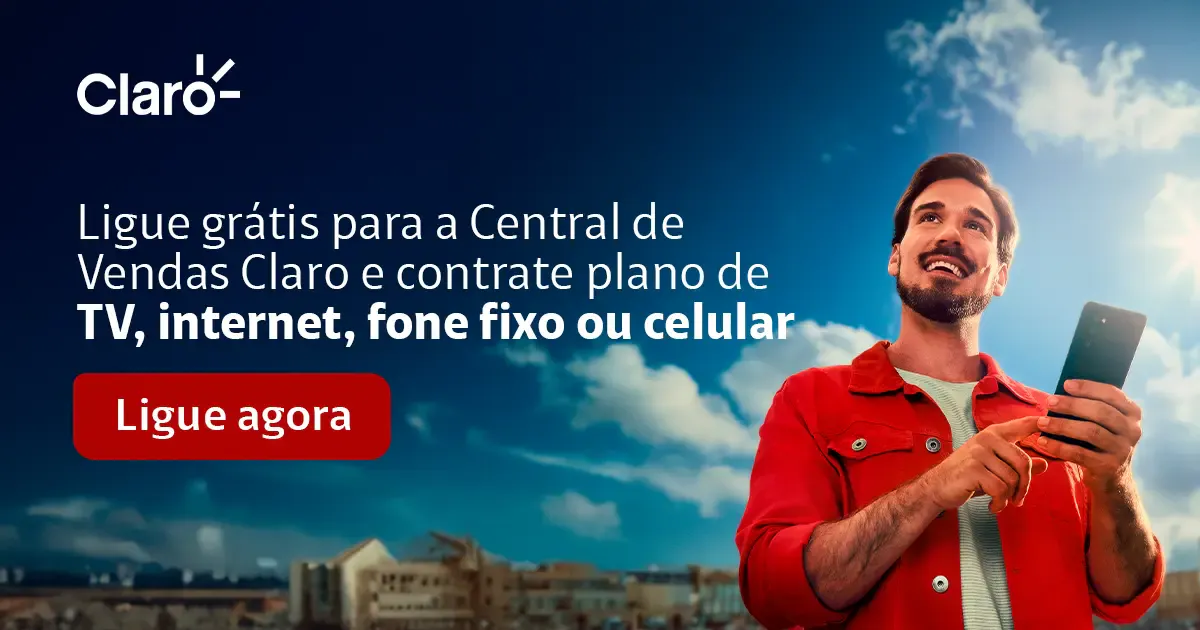 Claro Pós 50GB | Ligação Ilimitada + Benefícios