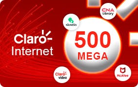 claro internet 500 mega