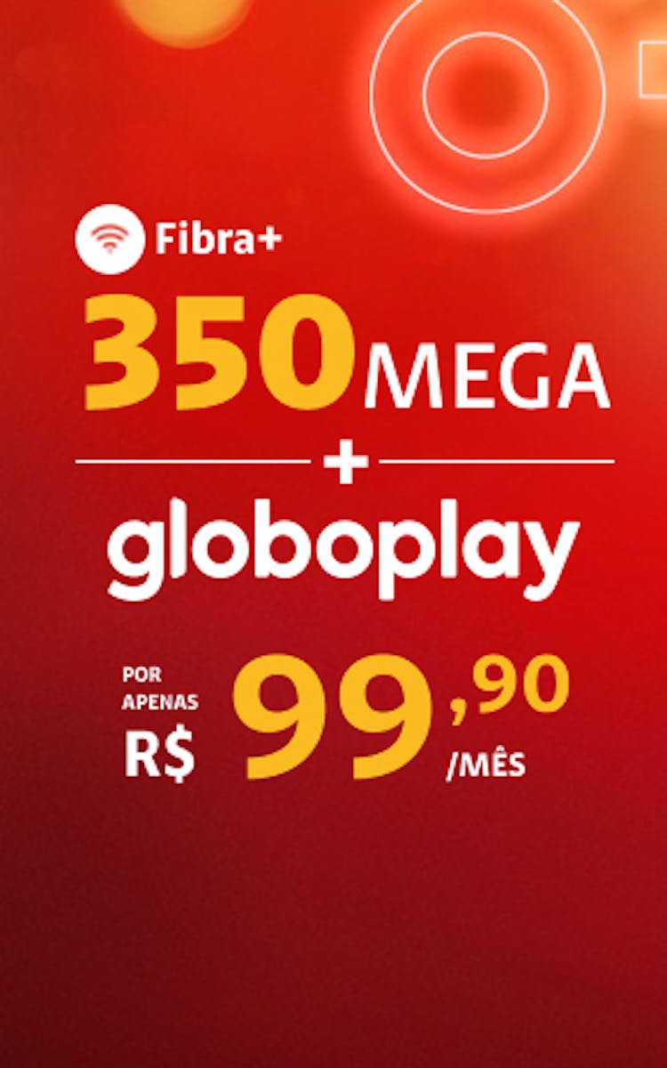 oferta claro internet de 350 mega com globoplay por 99,90 por mês