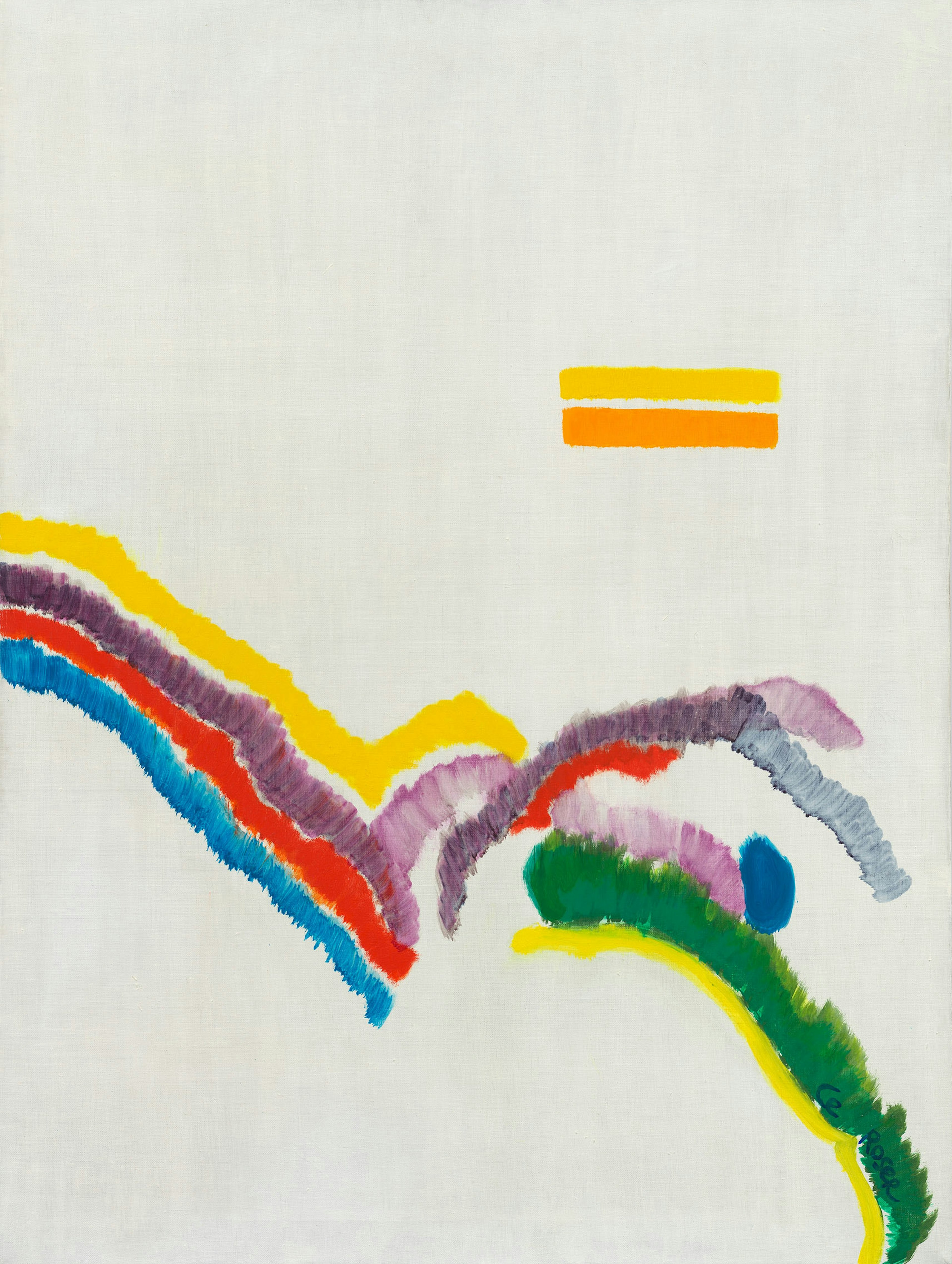 CE ROSER
Running with the Sun, 1976-1977
Oil on linen
40 x 30 inches
101.5 x 76 cm
ROSP-5