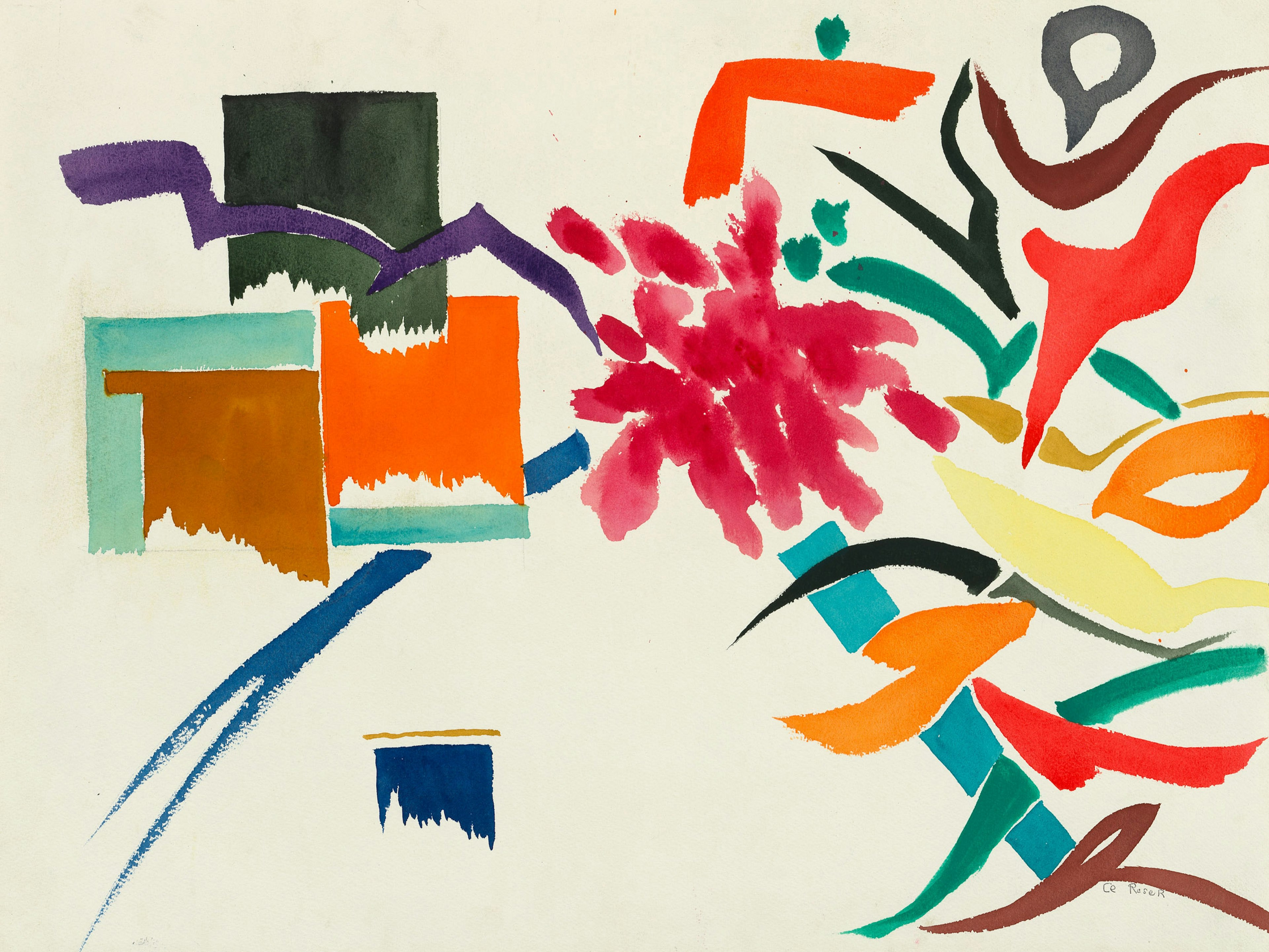 CE ROSER
Sportive Harbor, 2012
Watercolor on Paper
18 x 24 inches
45.5 x 61 cm
ROSW-2
