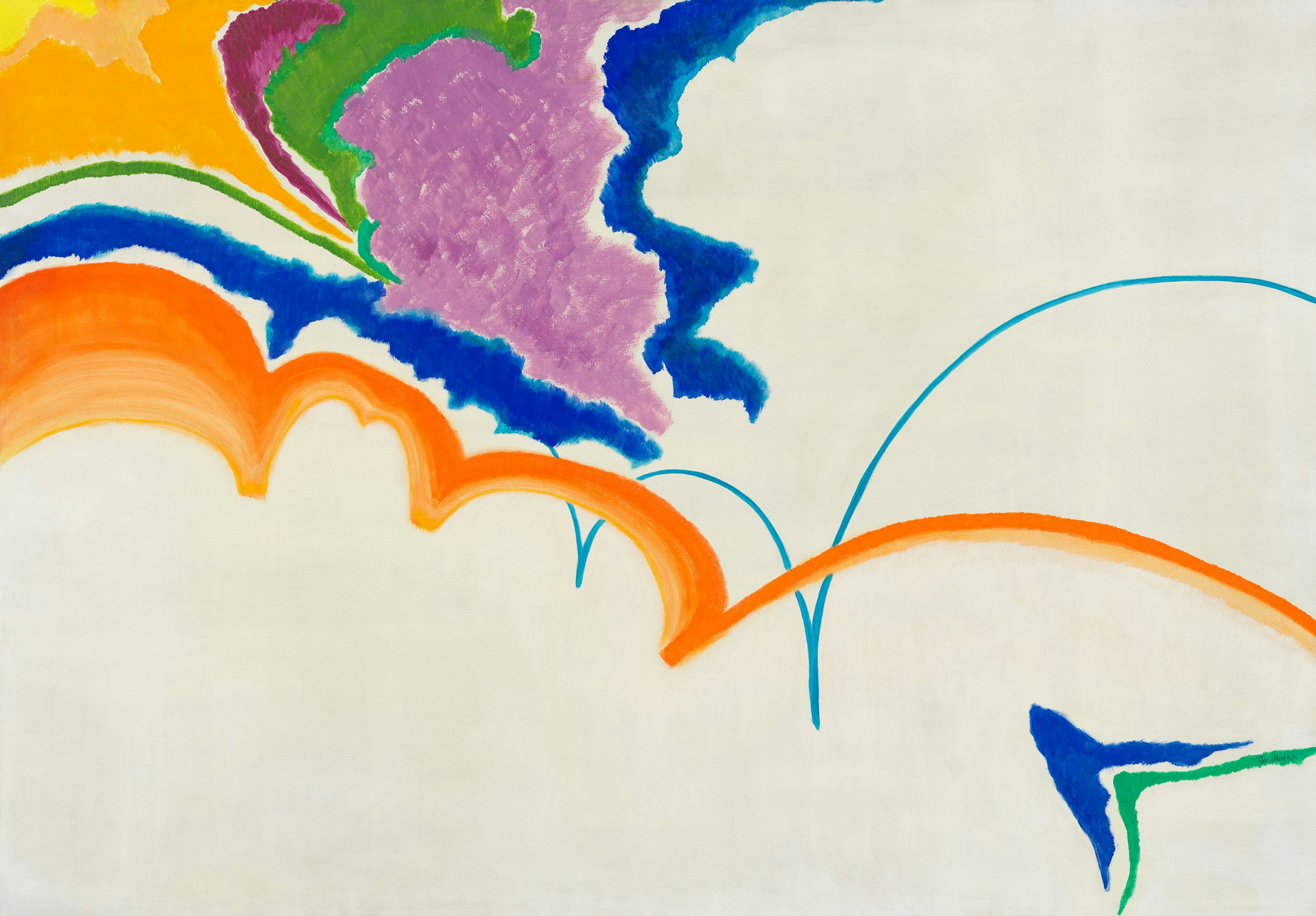 CE ROSER
Solo Flight, ca. 1970-1979
Oil on linen
42 x 50 inches
106.5 x 127 cm
ROSP-7