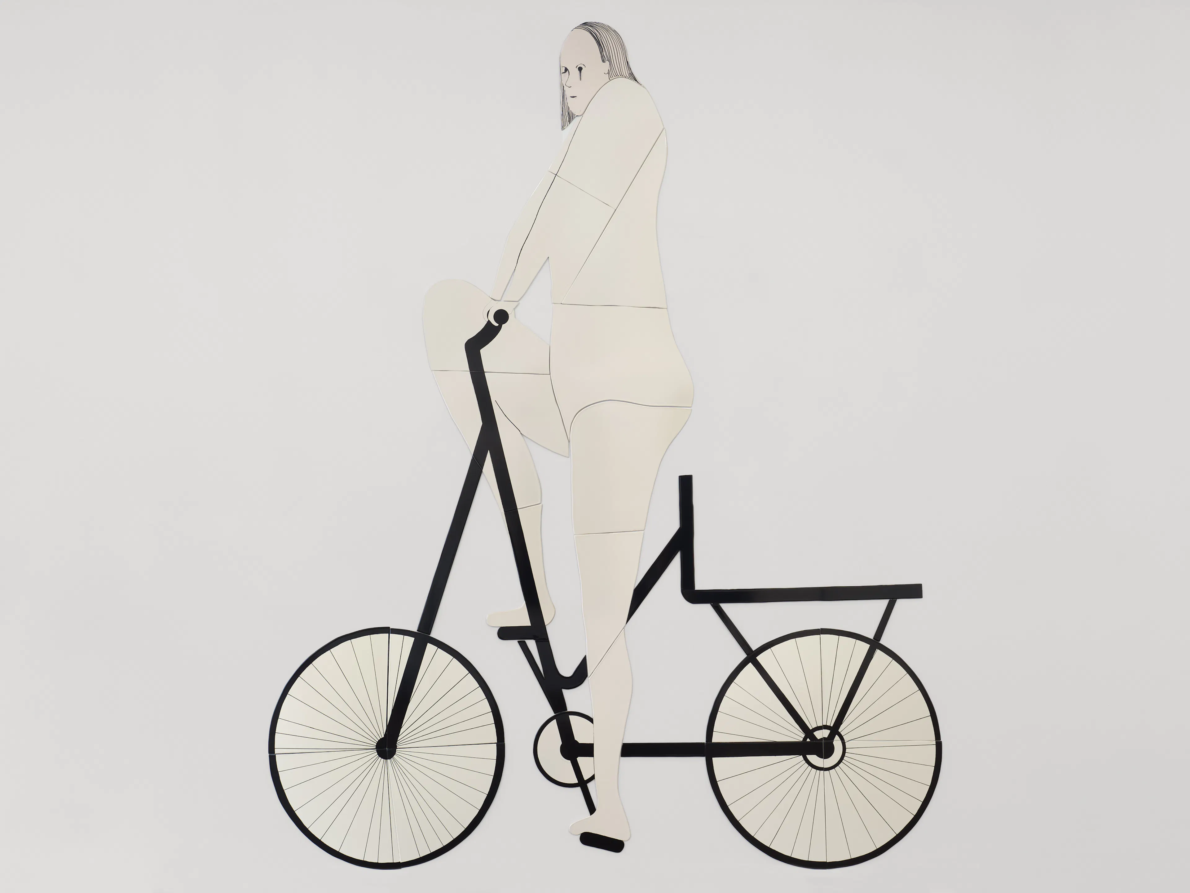 ENRICO DAVID Untitled, 2010 Enamel on steel From an edition of 2 + 1 AP 112 x 89 x ½ inches 285 x 226 x 1.5 cm DAVP-1/2