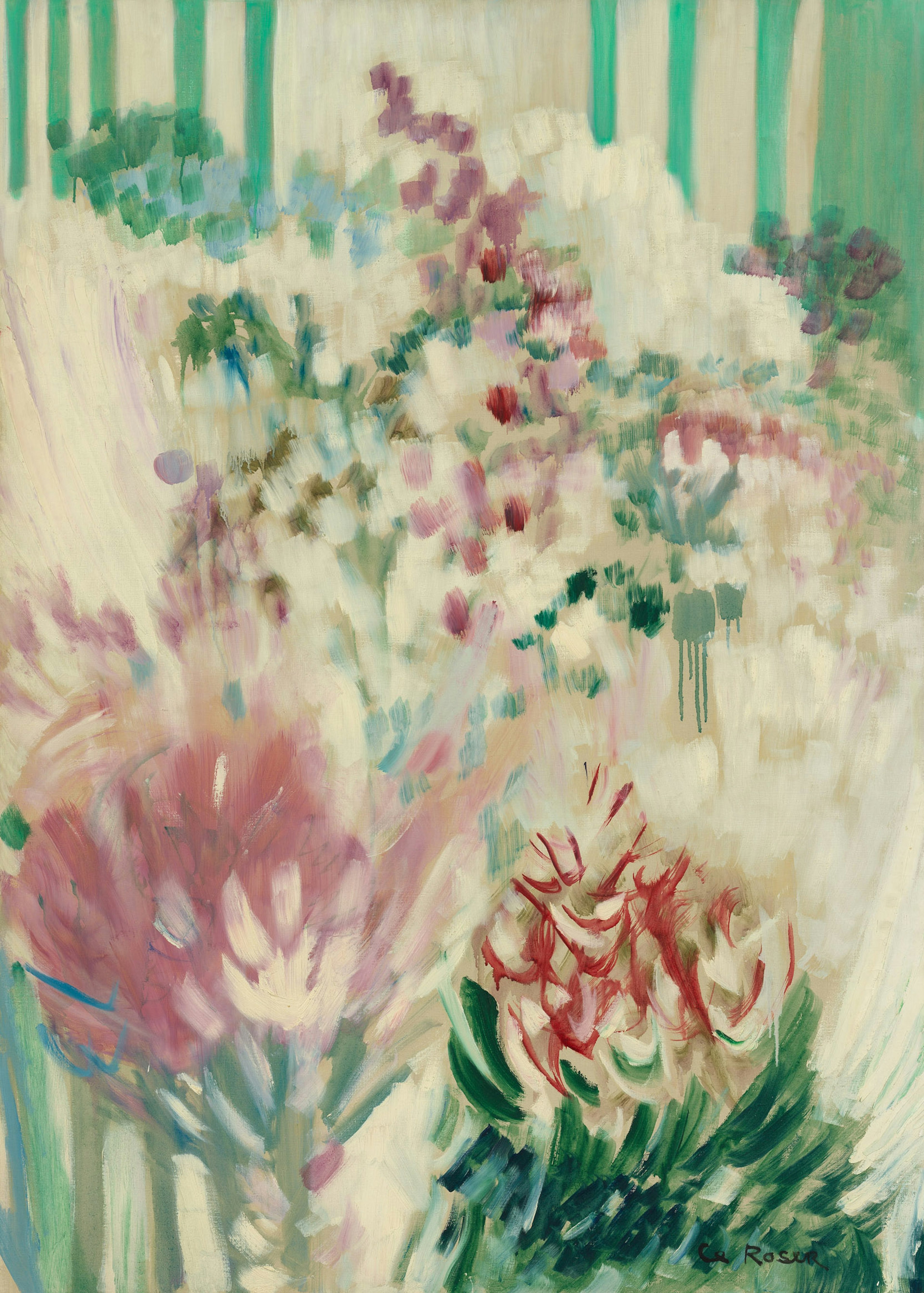 CE ROSER
Garden of Delight, 1961
Oil on linen
50 x 36 inches
127 x 91.5 cm
ROSP-2