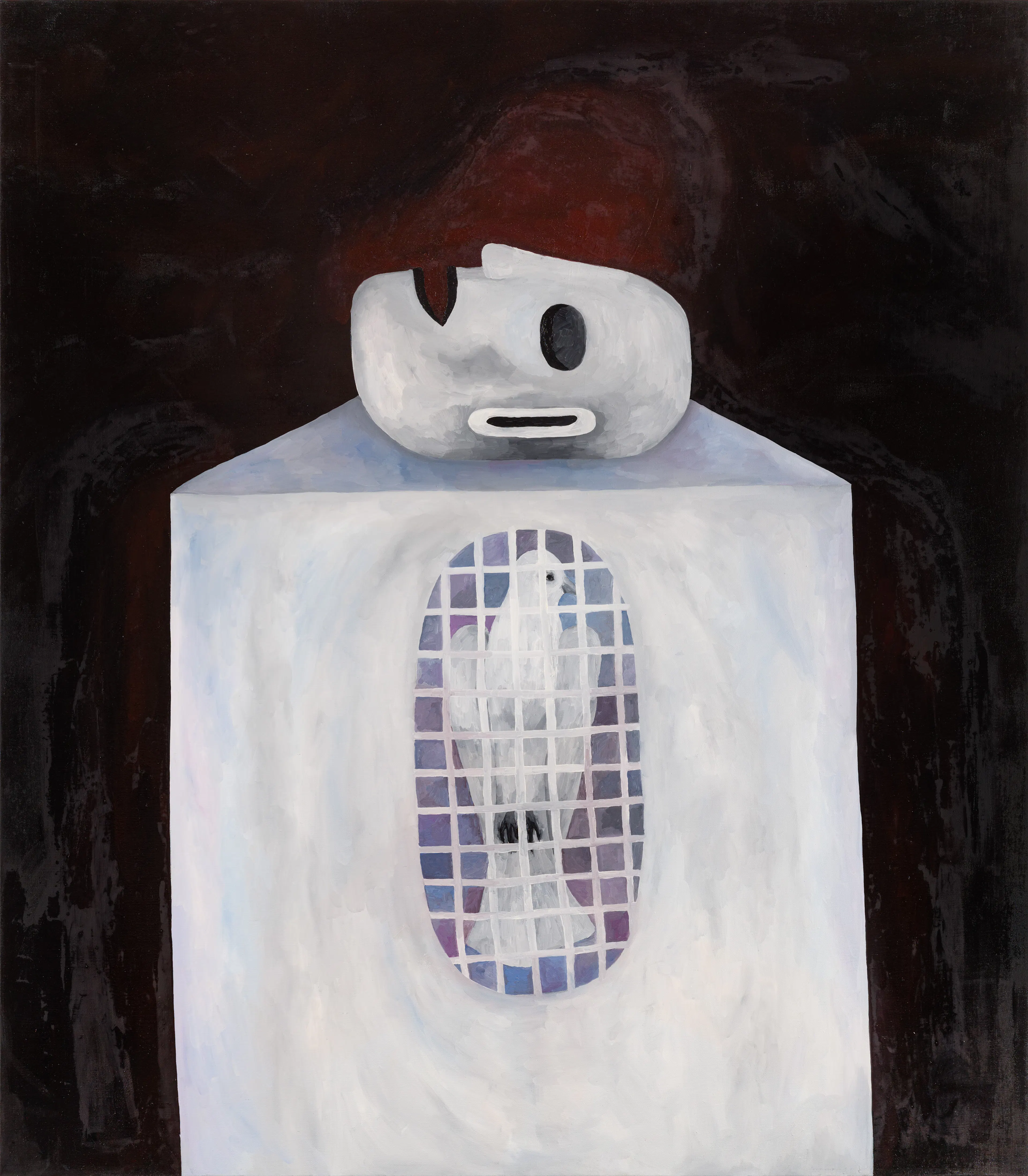 RAPHAELA SIMON
Nachtwache (Night Watch), 2025
Oil on linen
78 ¾ x 69 inches
200 x 175 cm
SIMP-201