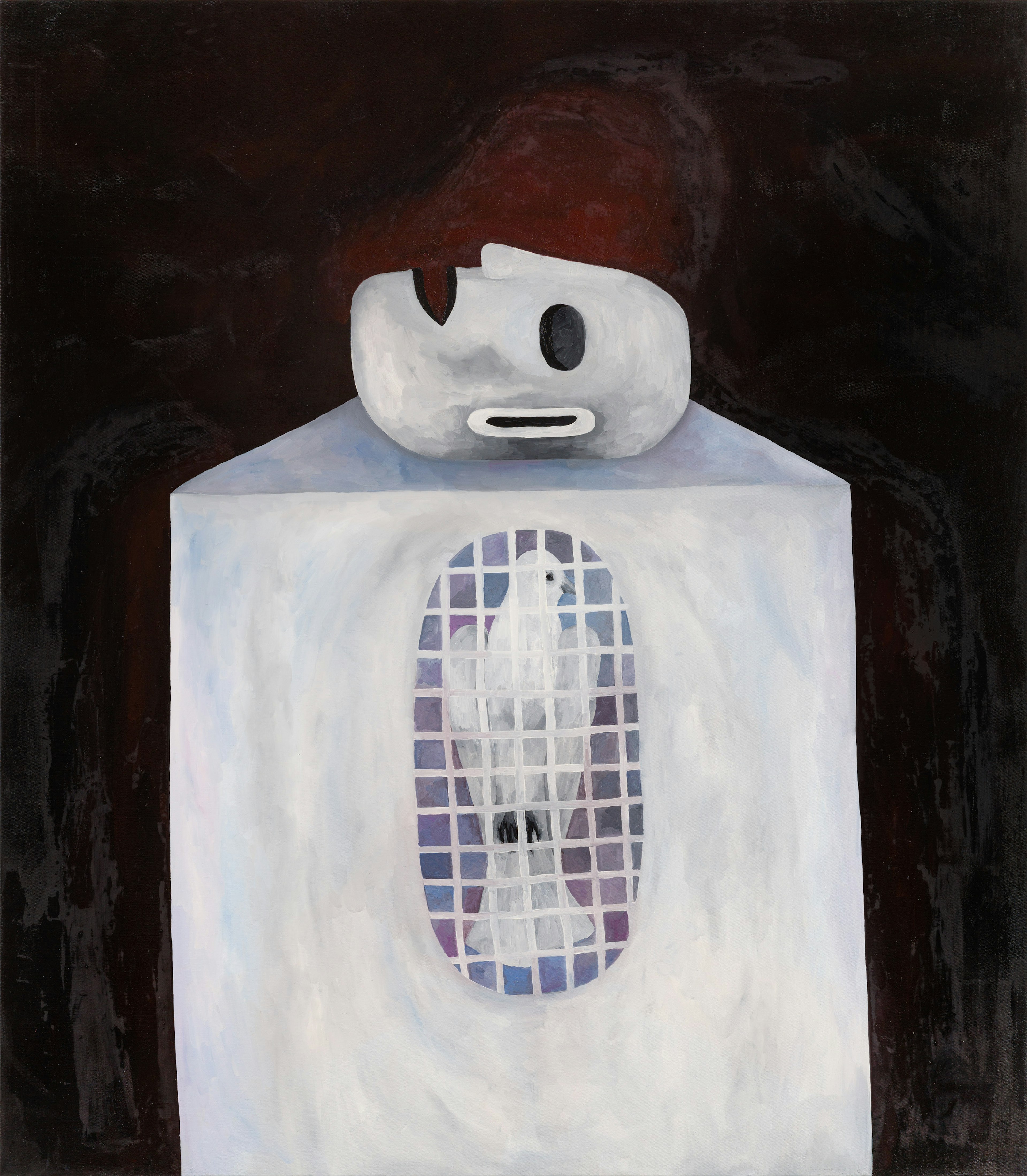 RAPHAELA SIMON
Nachtwache (Night Watch), 2025
Oil on linen
78 ¾ x 69 inches
200 x 175 cm
SIMP-201