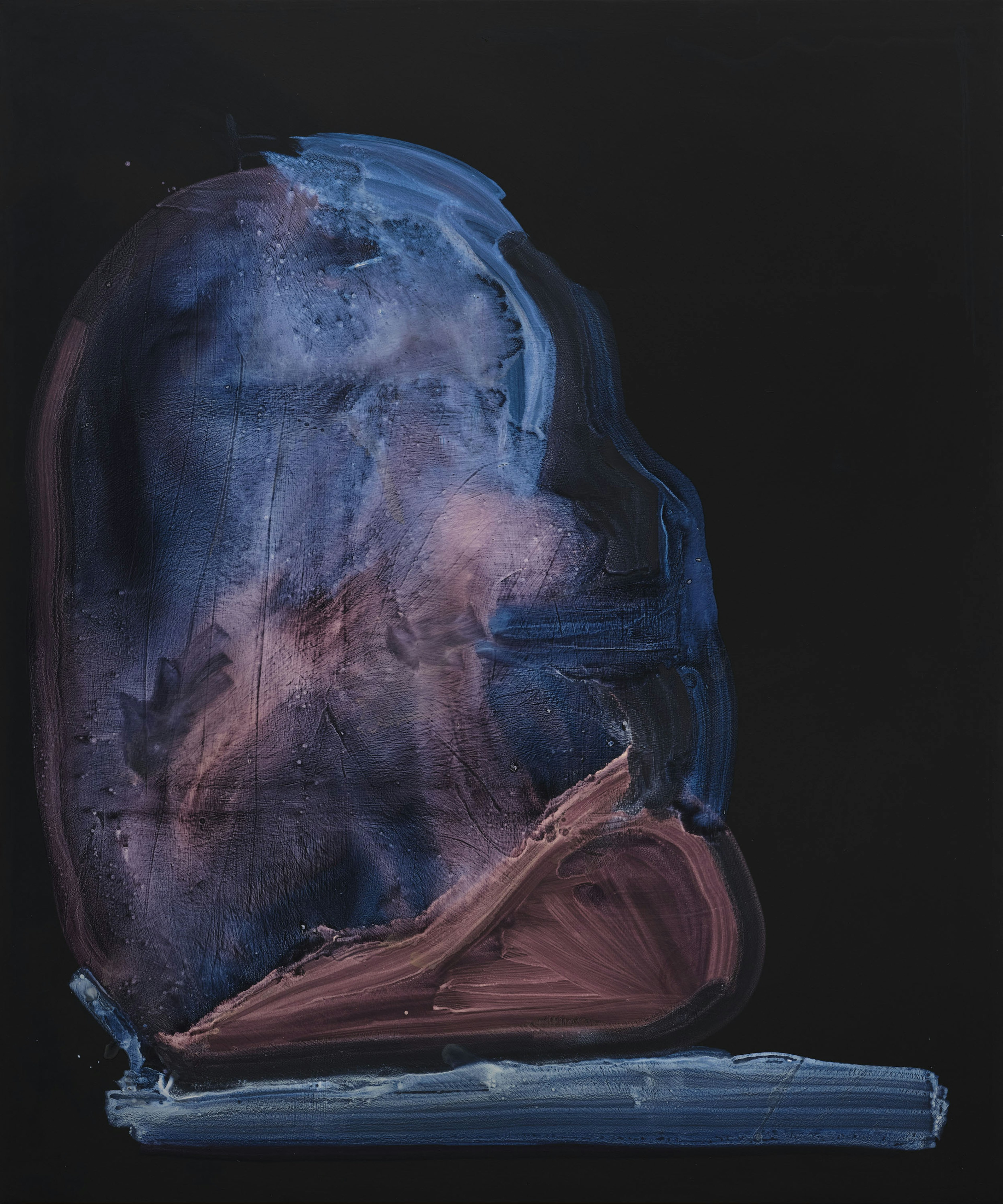 SIGMAR POLKE, Untitled, 2007, Interference paint, acrylic on canvas