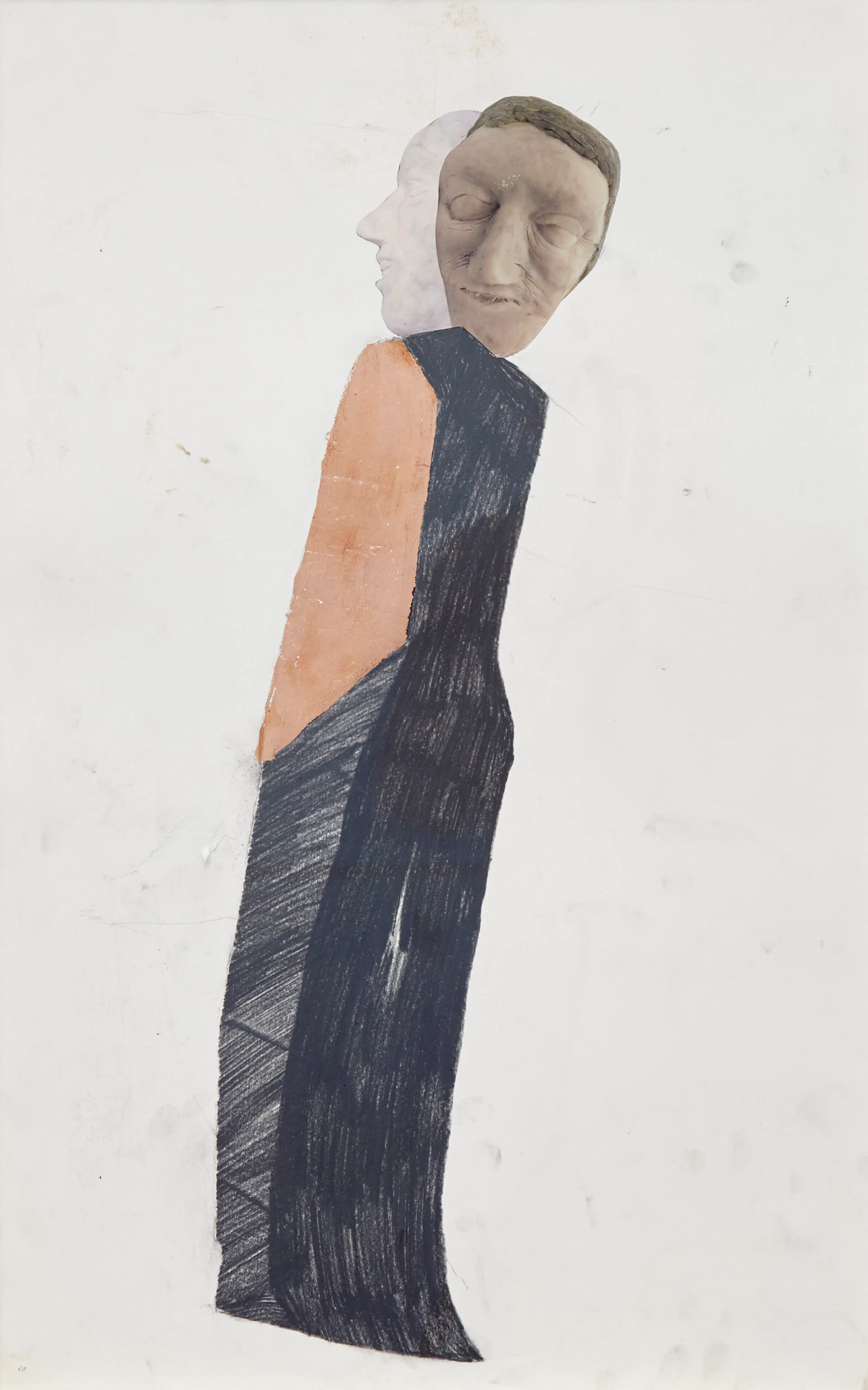 ENRICO DAVID
Untitled, 2015
Collage, copper leaf, graphite on paper
32 ¾ x 21 inches
83 x 53 cm
DAVZ 134