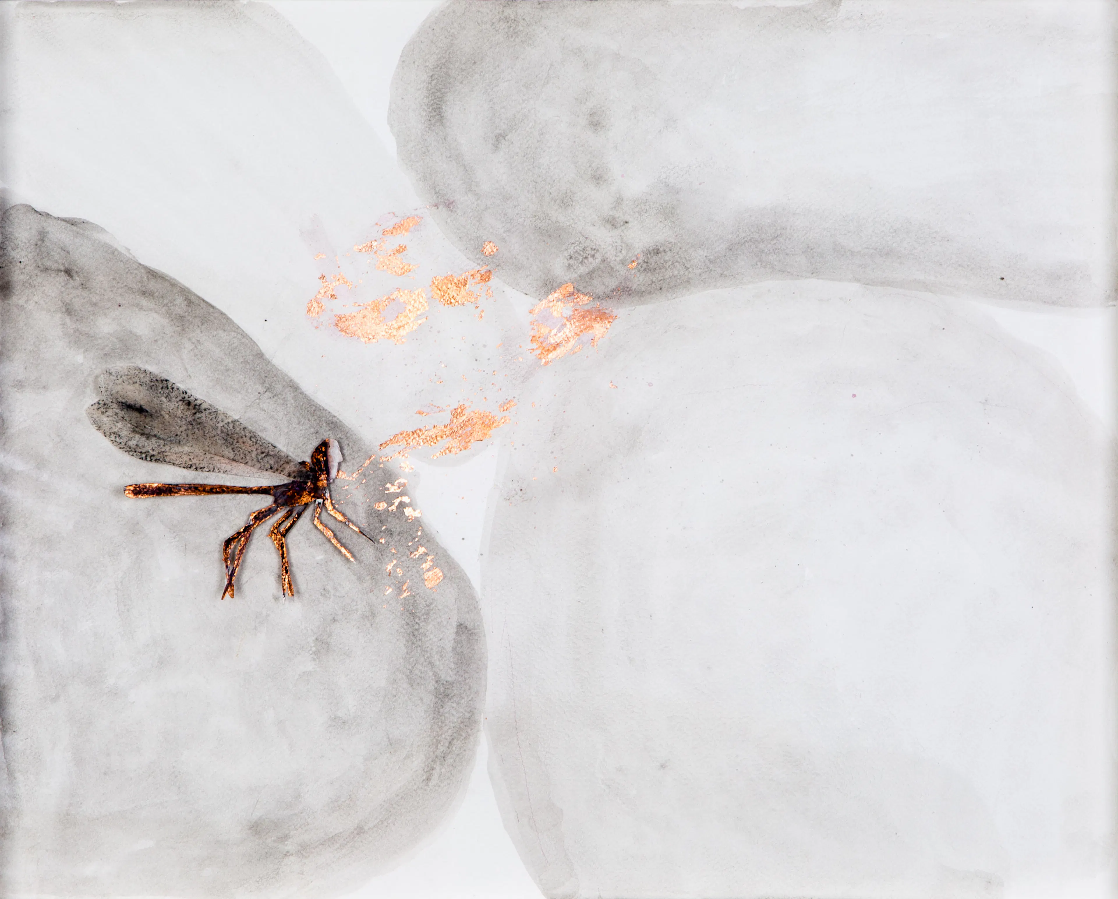 ENRICO DAVID
Untitled, 2016
Collage, watercolor, pencil, copper leaf on paper
16 x 20 inches
40.5 x 50.5 cm
DAVZ 137