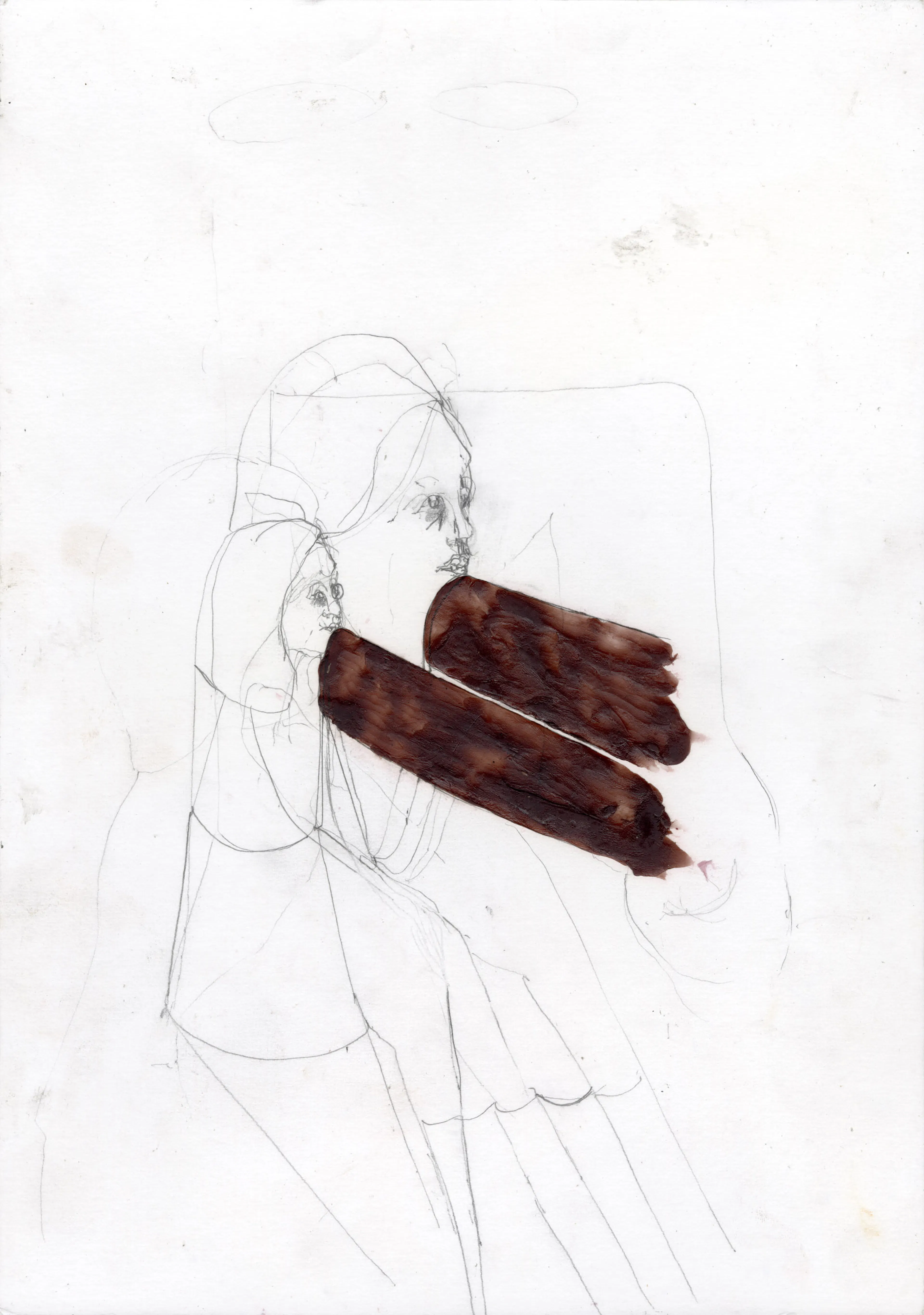 ENRICO DAVID
Untitled (Pipes I), 2021
Pencil, wax on board
16 ¼ x 11 ½ inches
41.5 x 29 cm
DAVZ 180