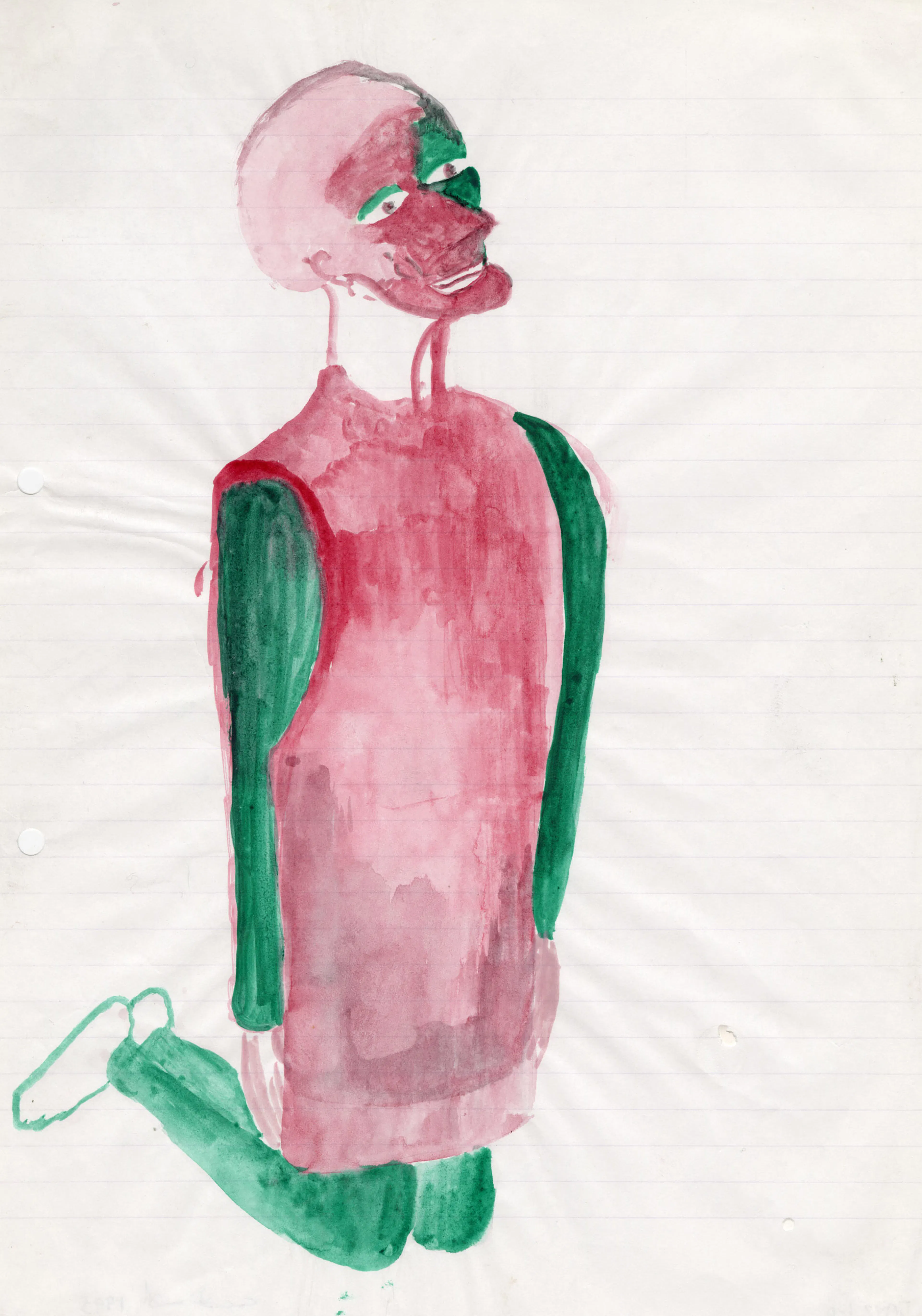 ENRICO DAVID
Untitled ('95), 1995
Watercolor on paper
11 ½ x 8 ½ inches
29.5 x 21 cm
DAVZ 186