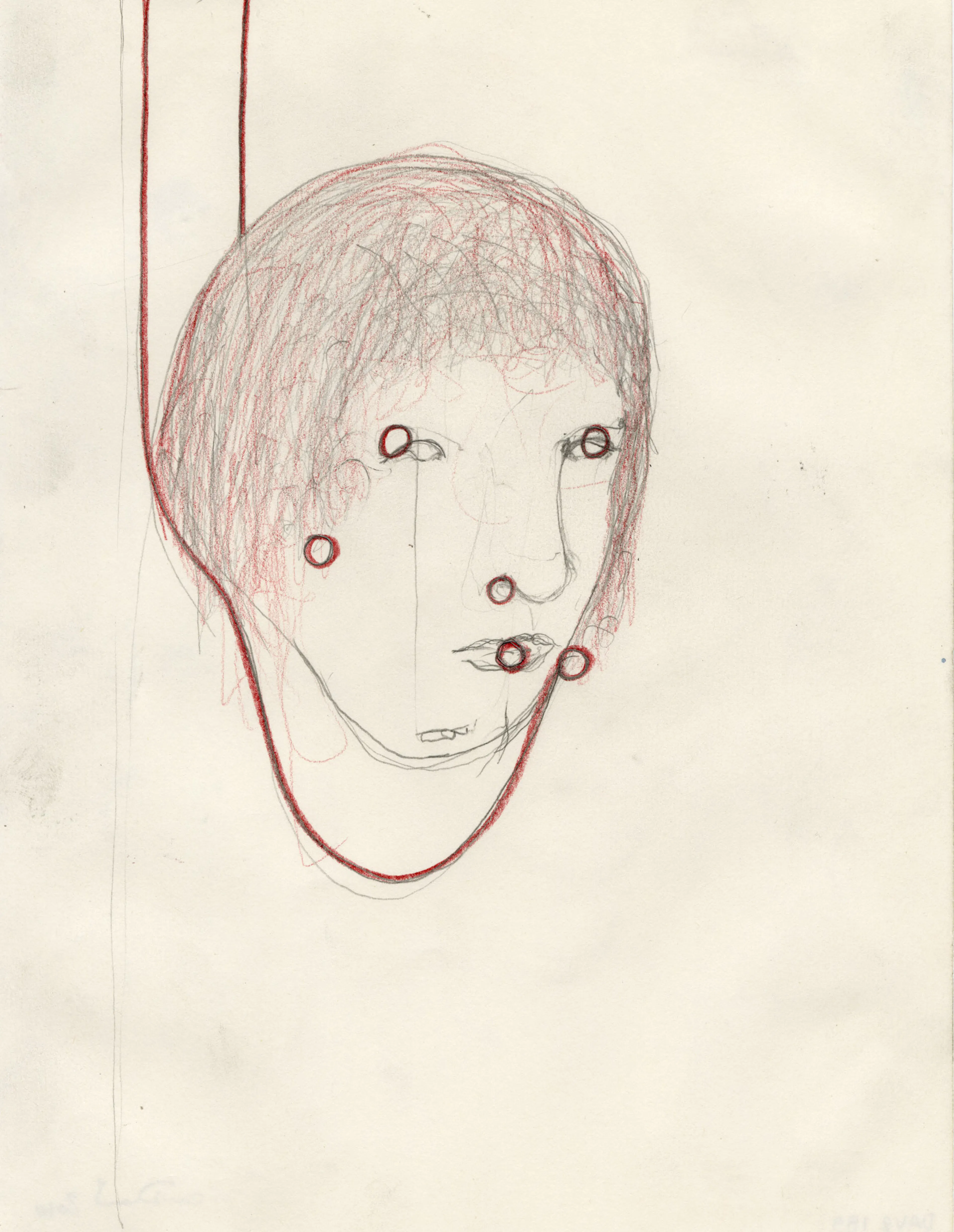 ENRICO DAVID
Untitled (Portrait II), 2010
Pencil, colored pencil on paper
11 x 8 ½ inches
28 x 21.5 cm
DAVZ 189