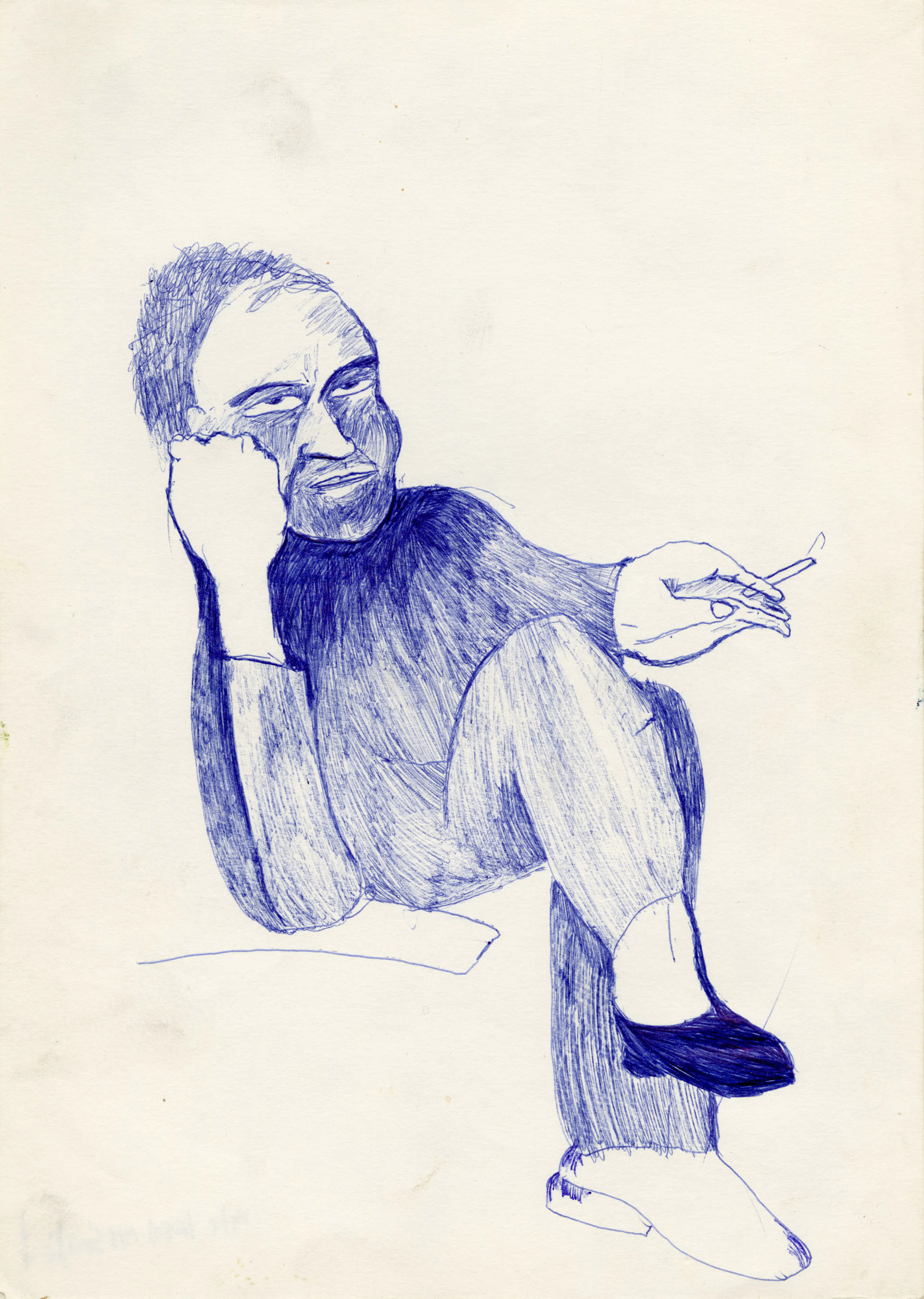 ENRICO DAVID
Untitled (Mike in Brussels), 1995
Ballpoint pen on paper
11 ½ x 8 ¼ inches
29.5 x 21 cm
DAVZ 193