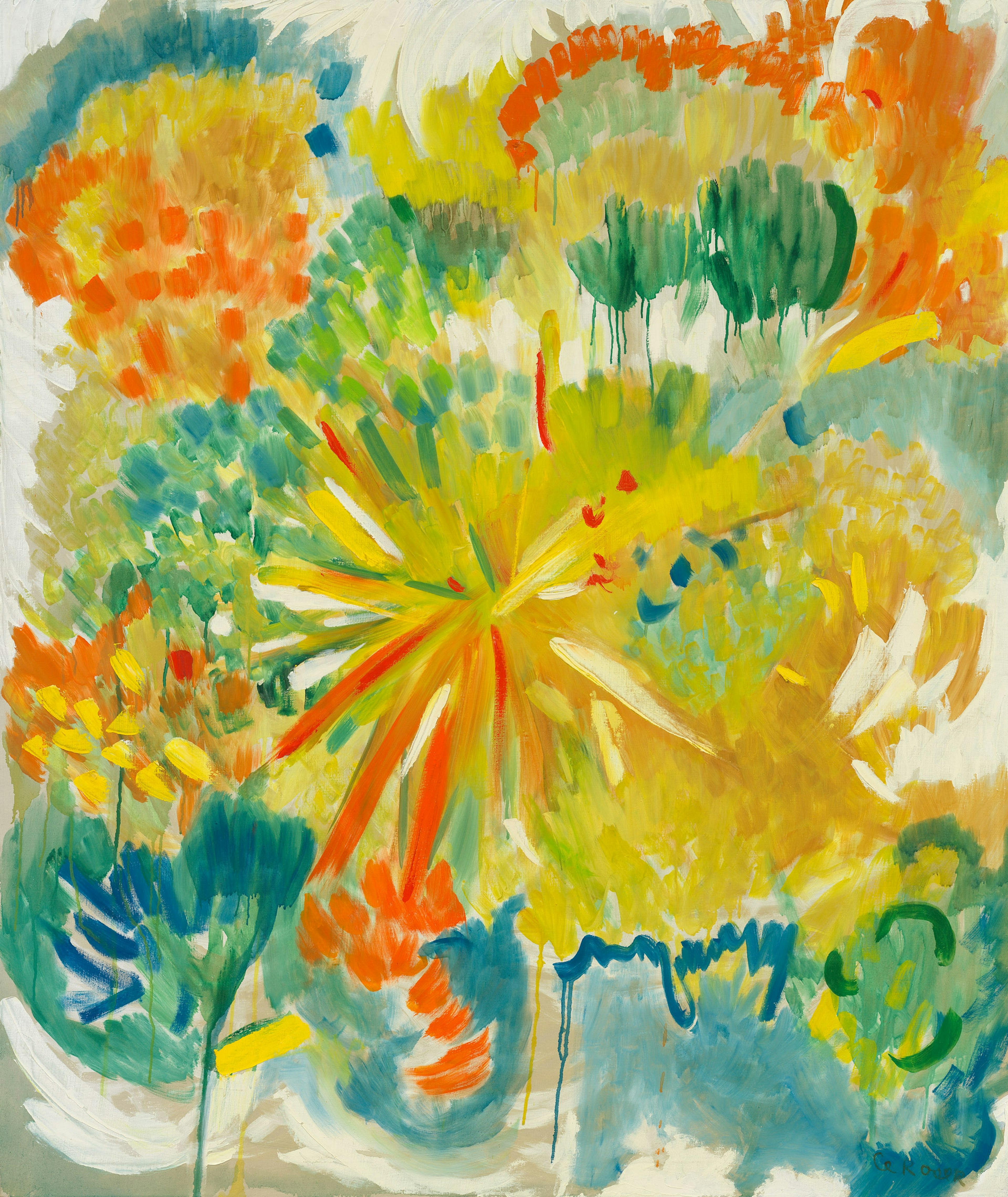 CE ROSER
Garden in Kashmir, 1964
Oil on linen
50 x 46 inches
127 x 117 cm
ROSP-3