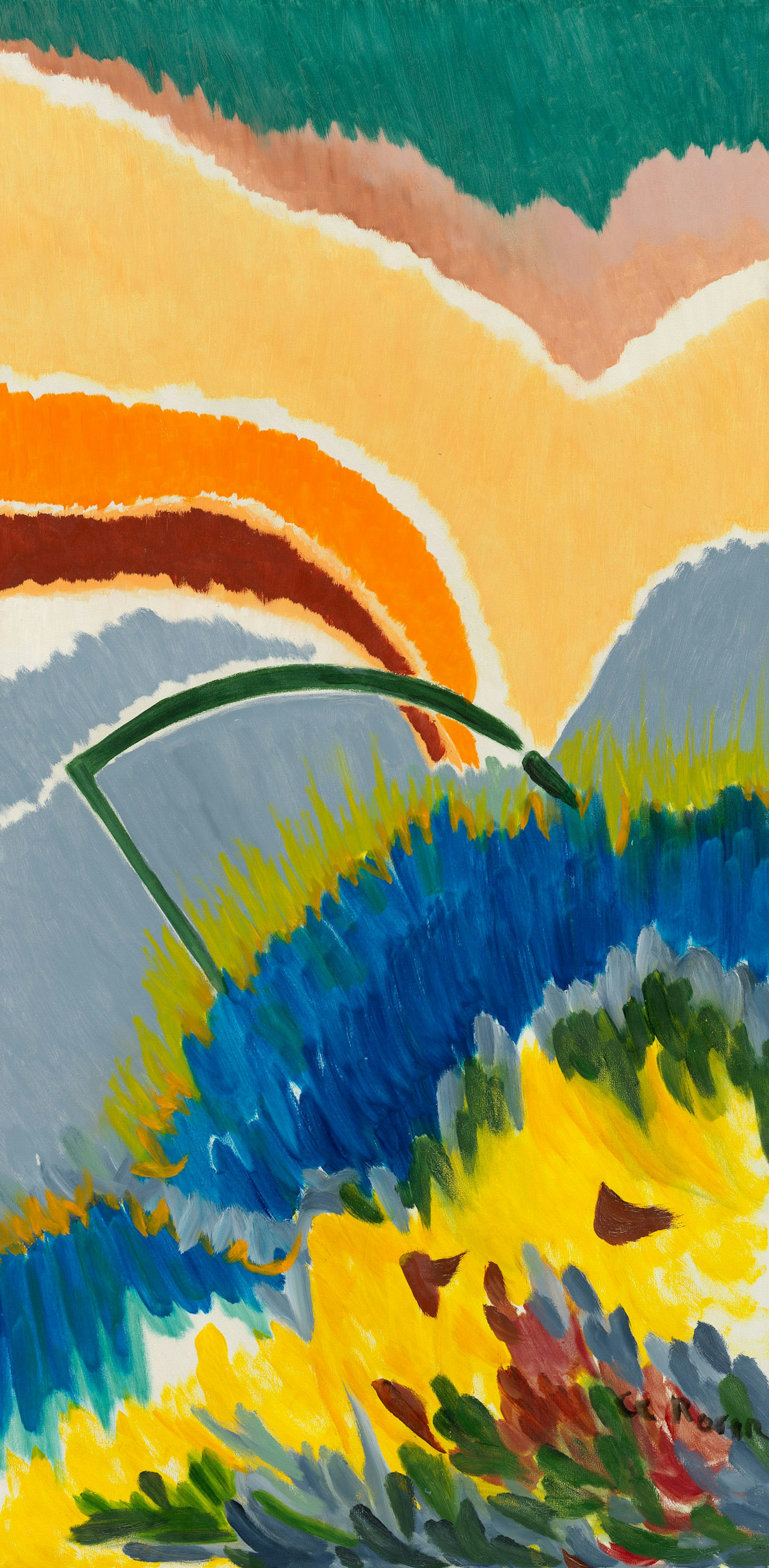 CE ROSER
Autumn Bounty, ca. 1980-1989
Oil on linen
48 x 24 inches
122 x 61 cm
ROSP-8