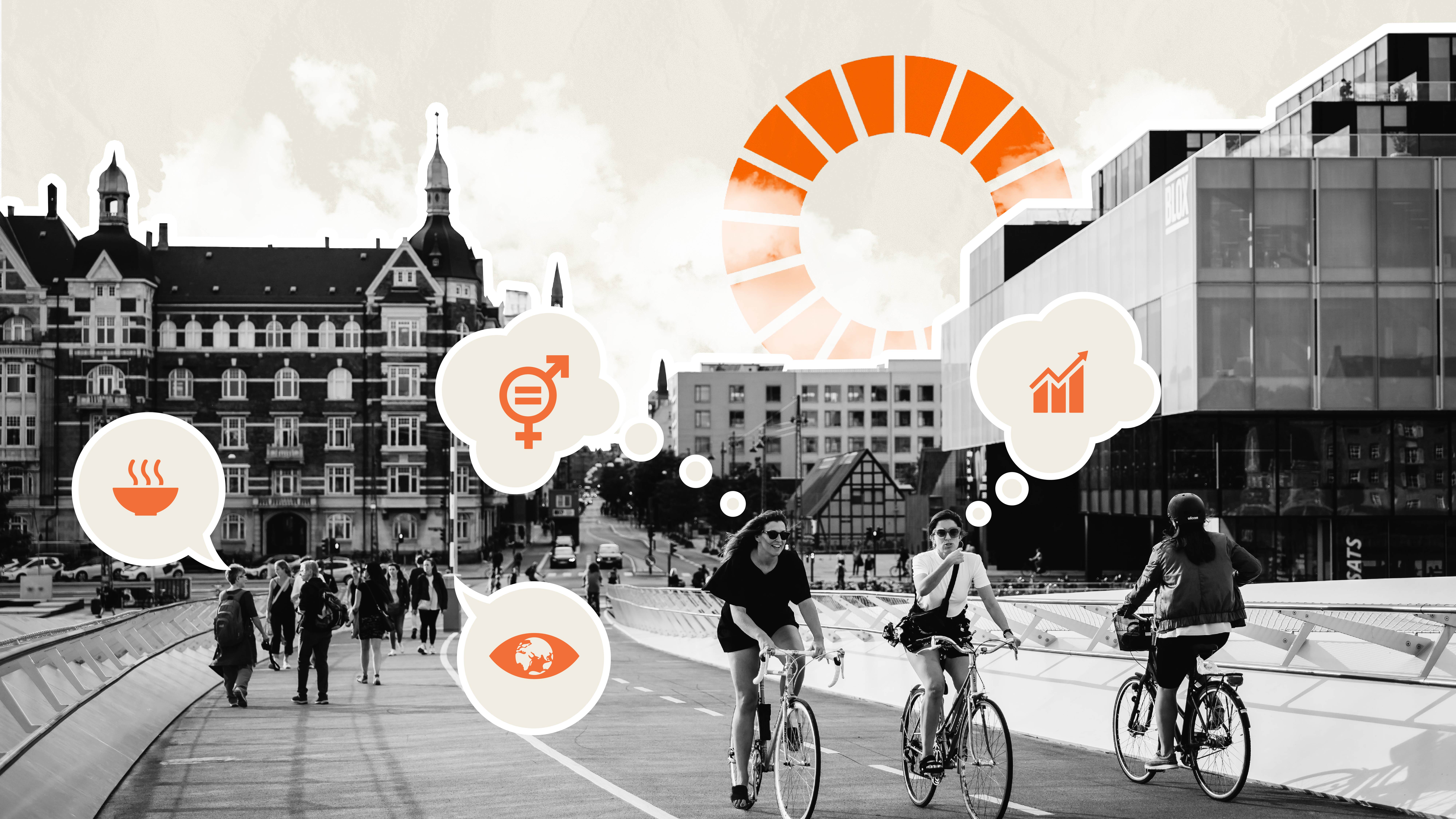 Kendskabet til Verdensmålene i Danmark ligger på sit højeste nogensinde. Grafik: Eva Søe Olsen