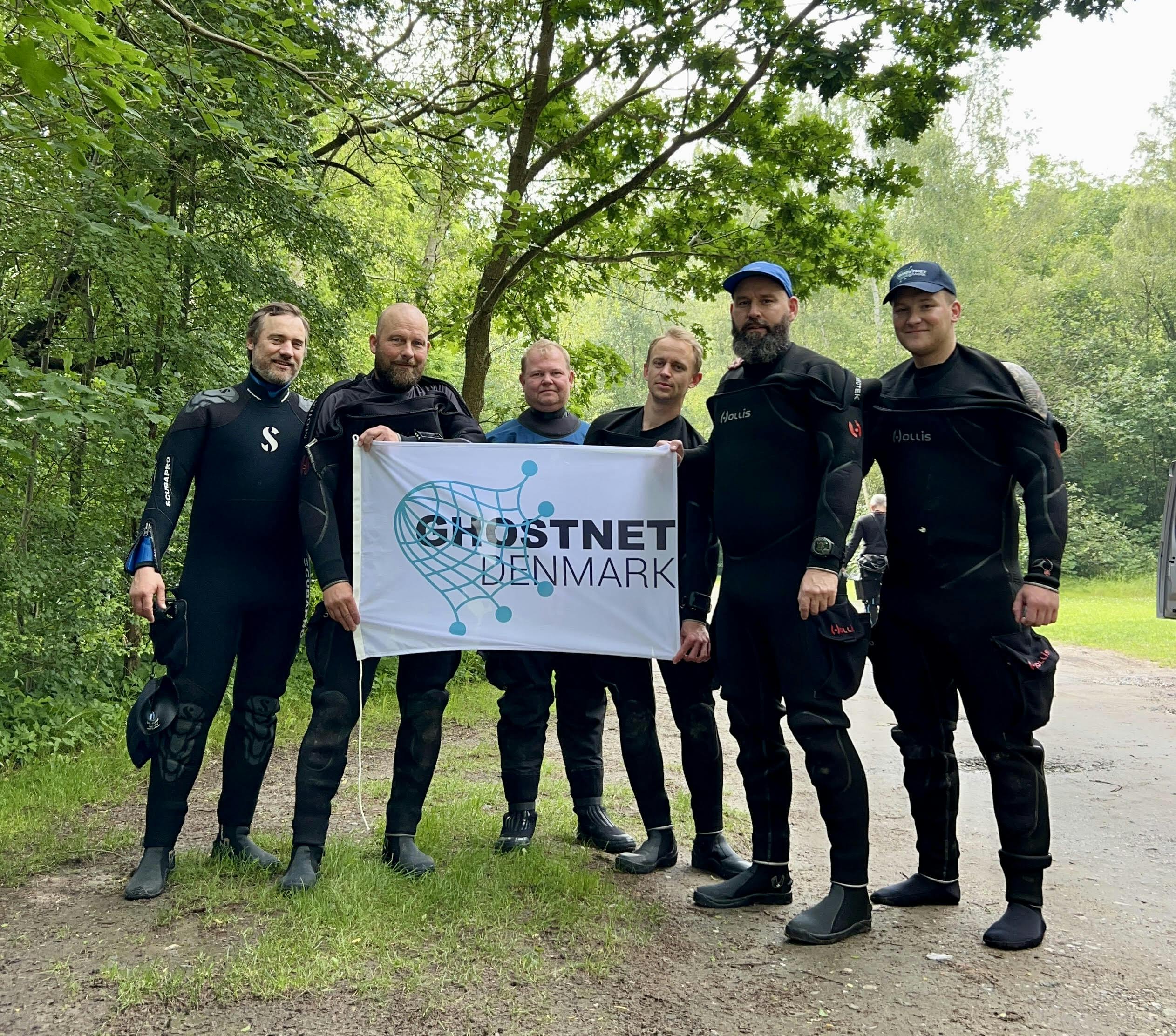 Ghostnet Denmark er et nationalt projekt, der skal dokumentere, at spøgelsesnet i Danmark er et problem. Foto fra North Nature.