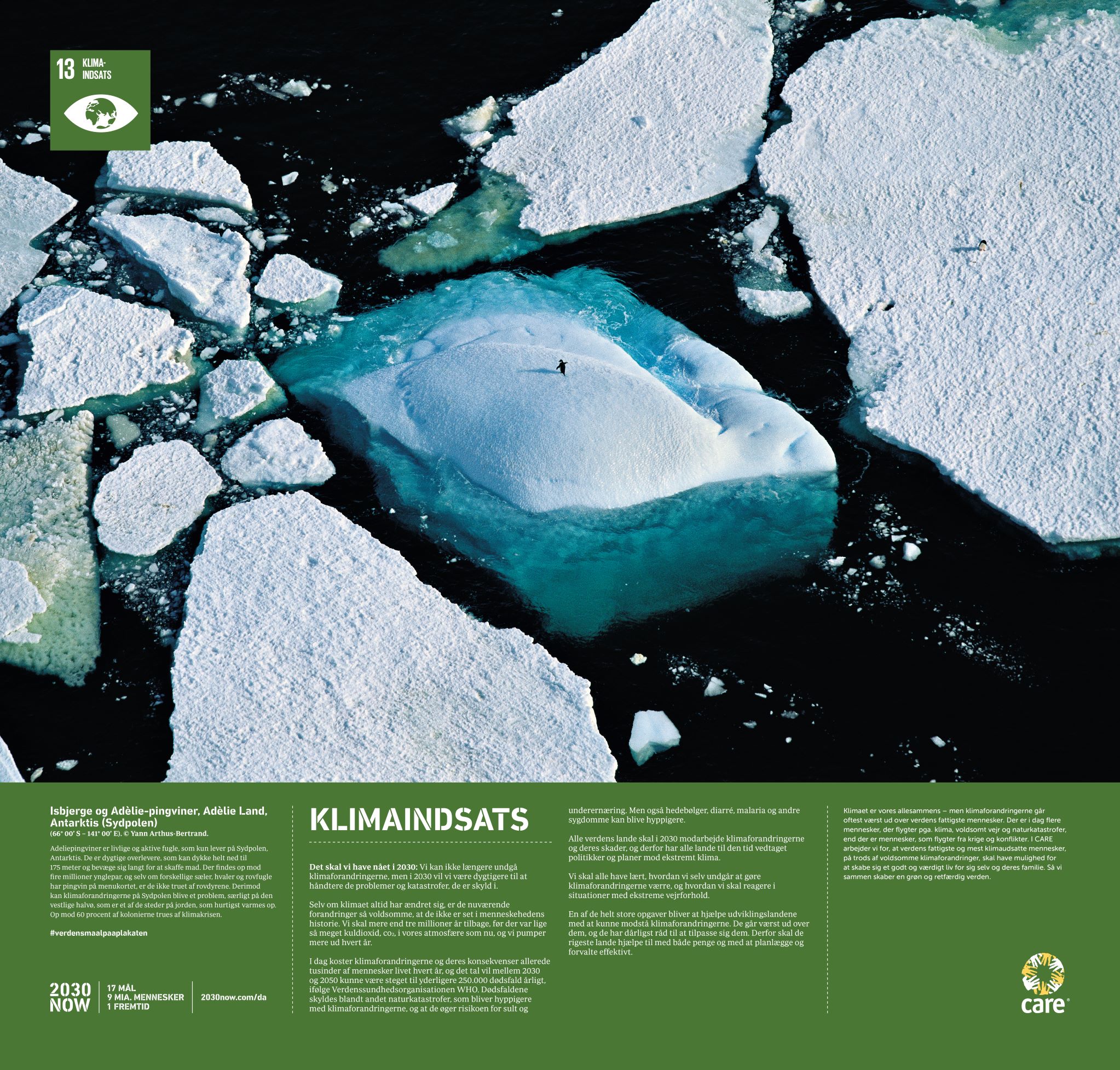 Verdensmål 13: Klimaindsats. Foto: Yann Arthus-Bertrand/2030 NOW