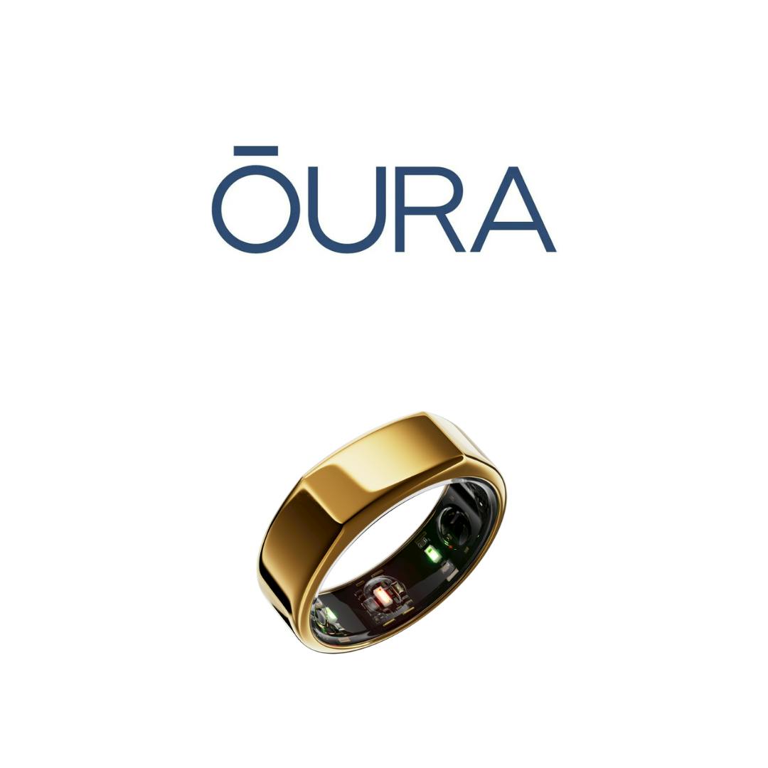 oura logo and ring