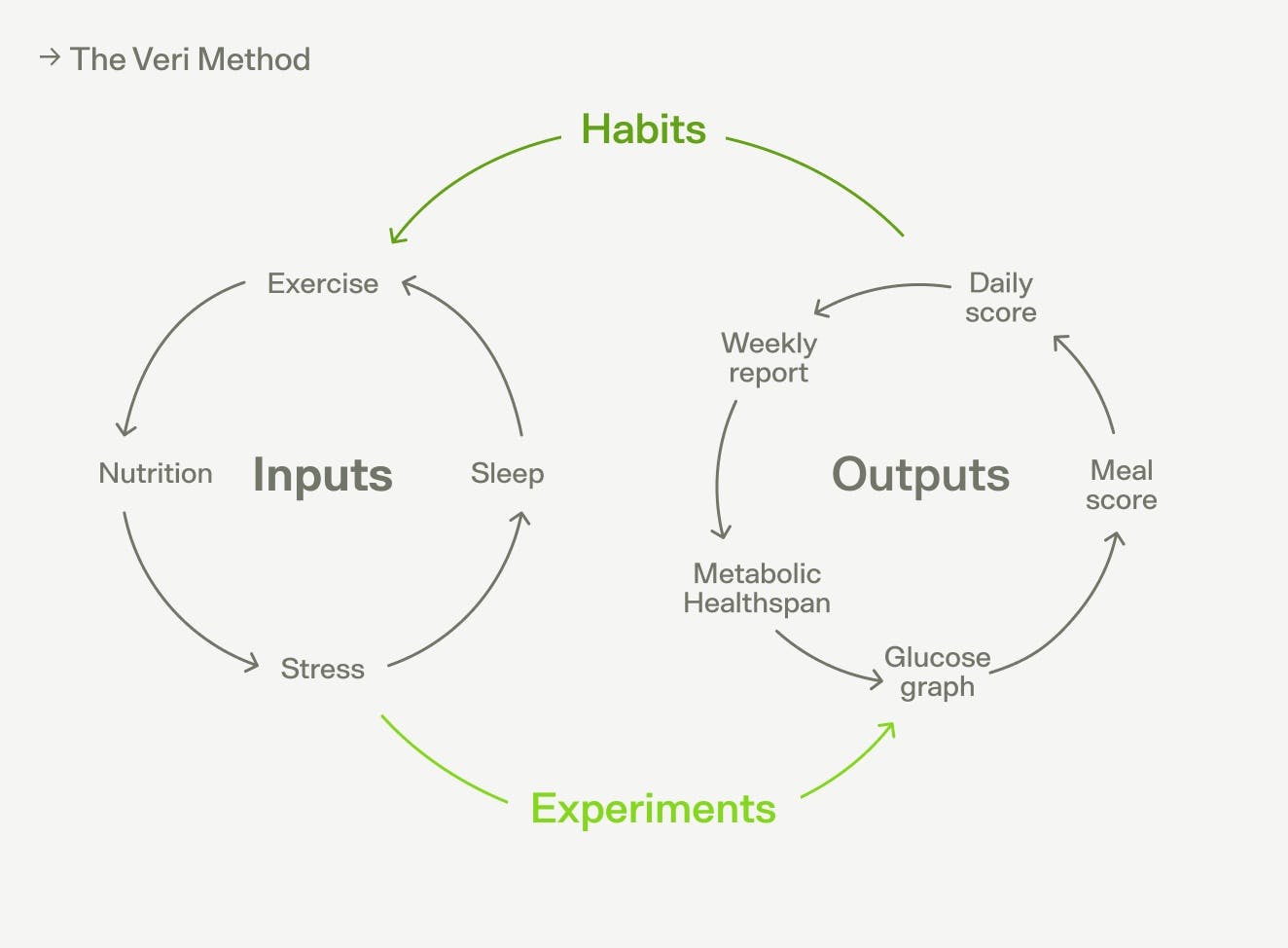 inputs and outputs of the veri method