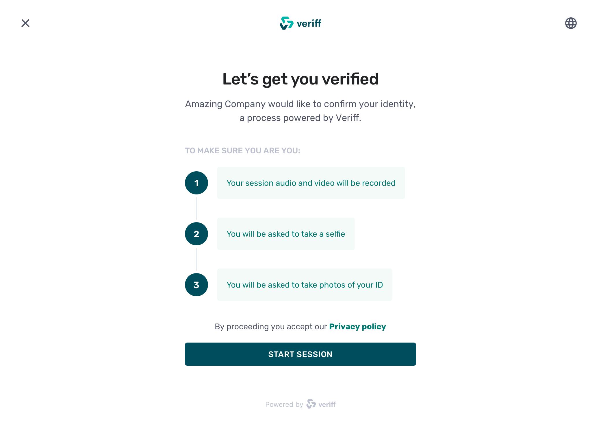 La nueva plataforma de verificación de identidad de Veriff para usuarios web