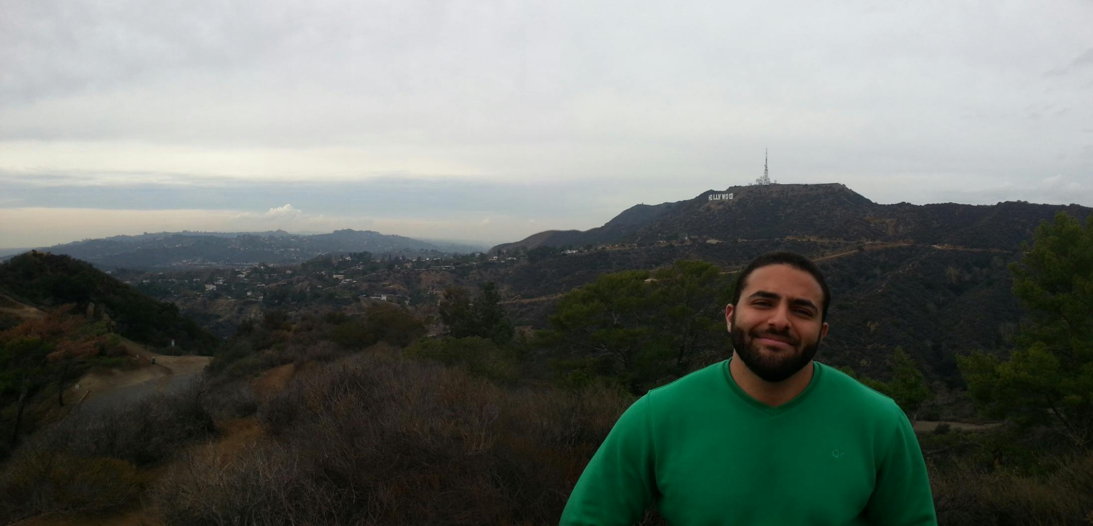 Mostafa during his time in California