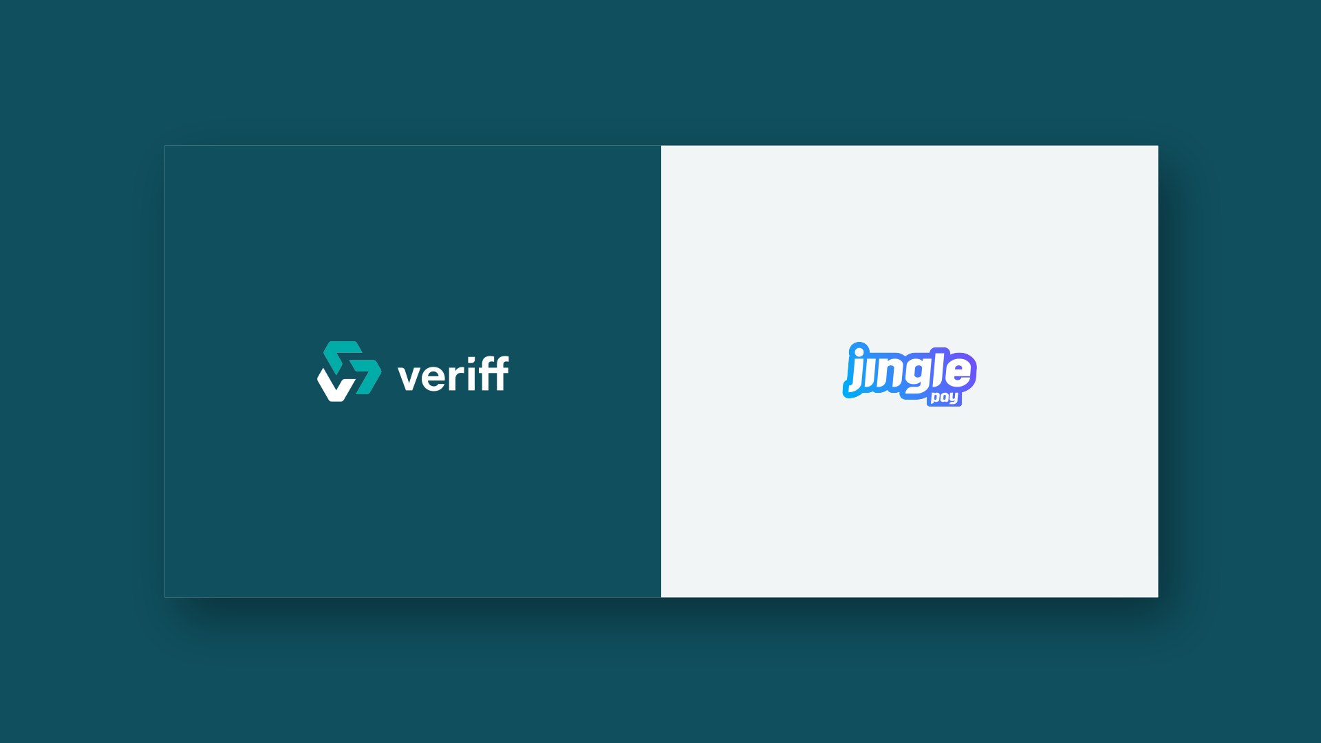 Veriff and Jingle Pay logos.