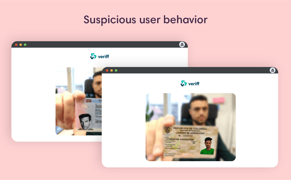 How Veriff detects suspicious user behavior and fraud