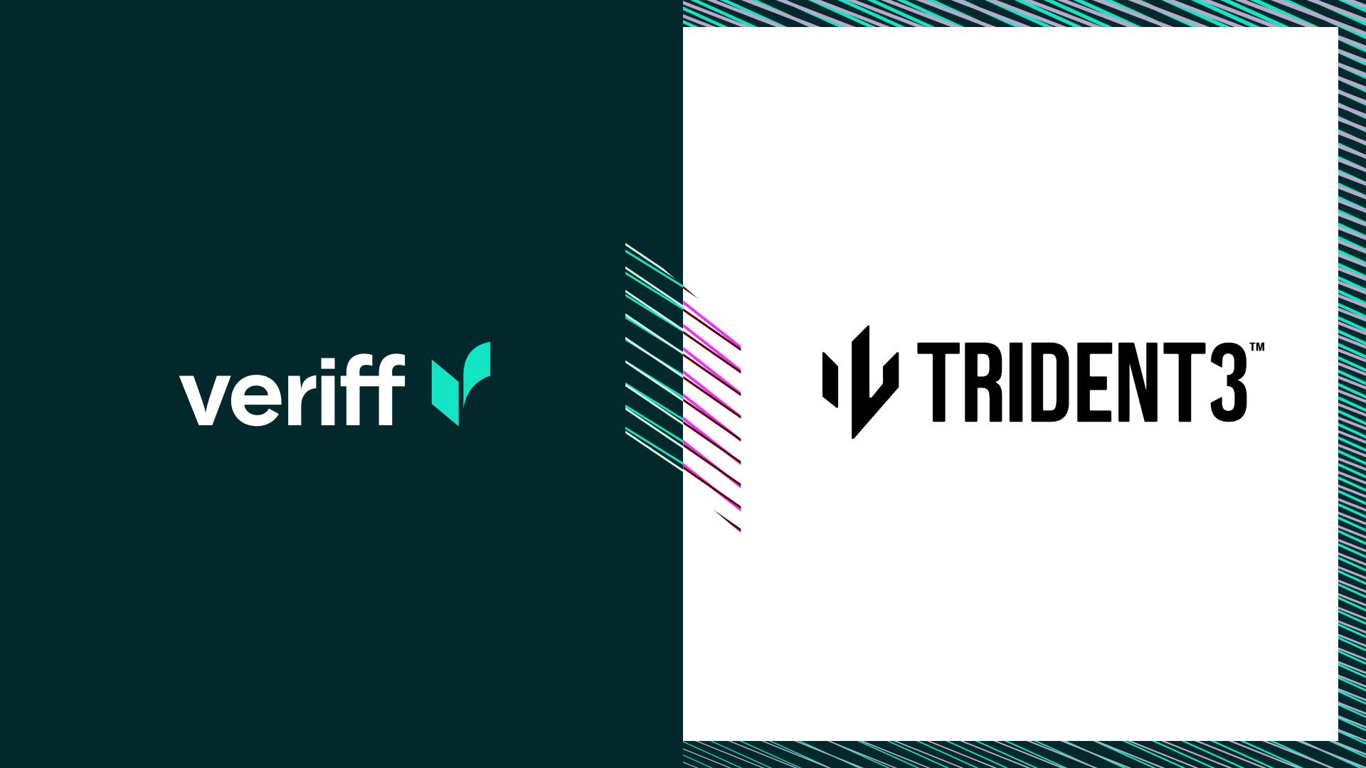 Veriff and Trident3 logos